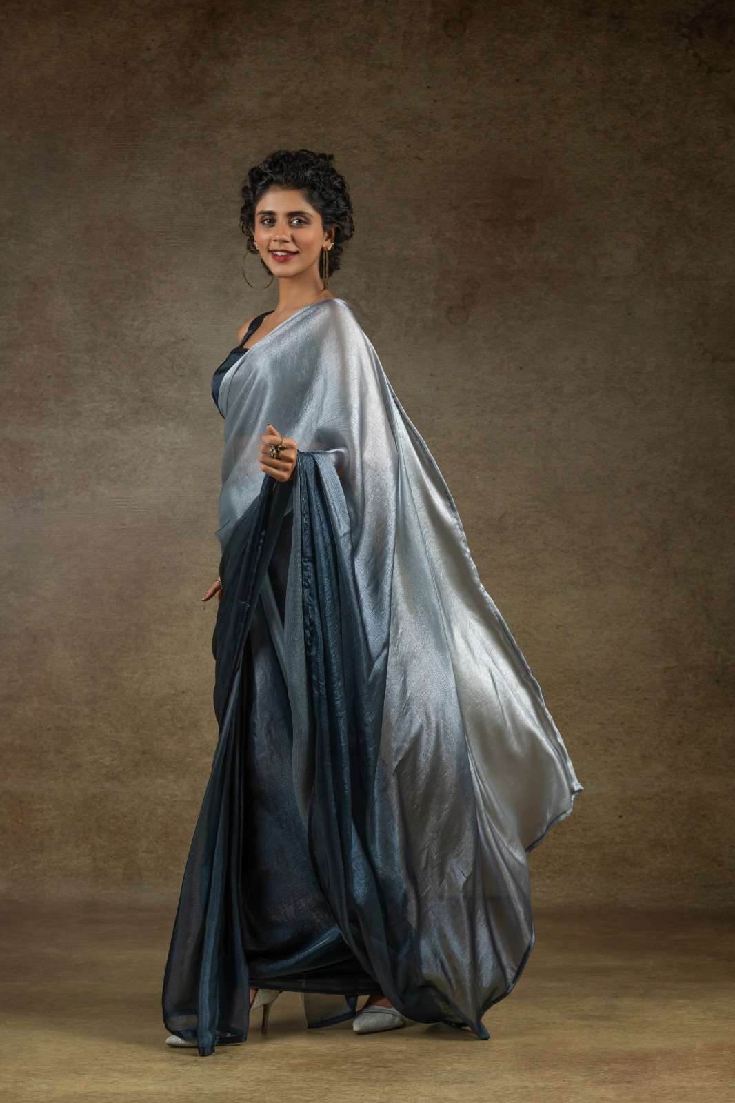 Ready to wear Sarees By AKSHAYA D NO 104A TO 104E Satin silk saree collection manufacturer surat 