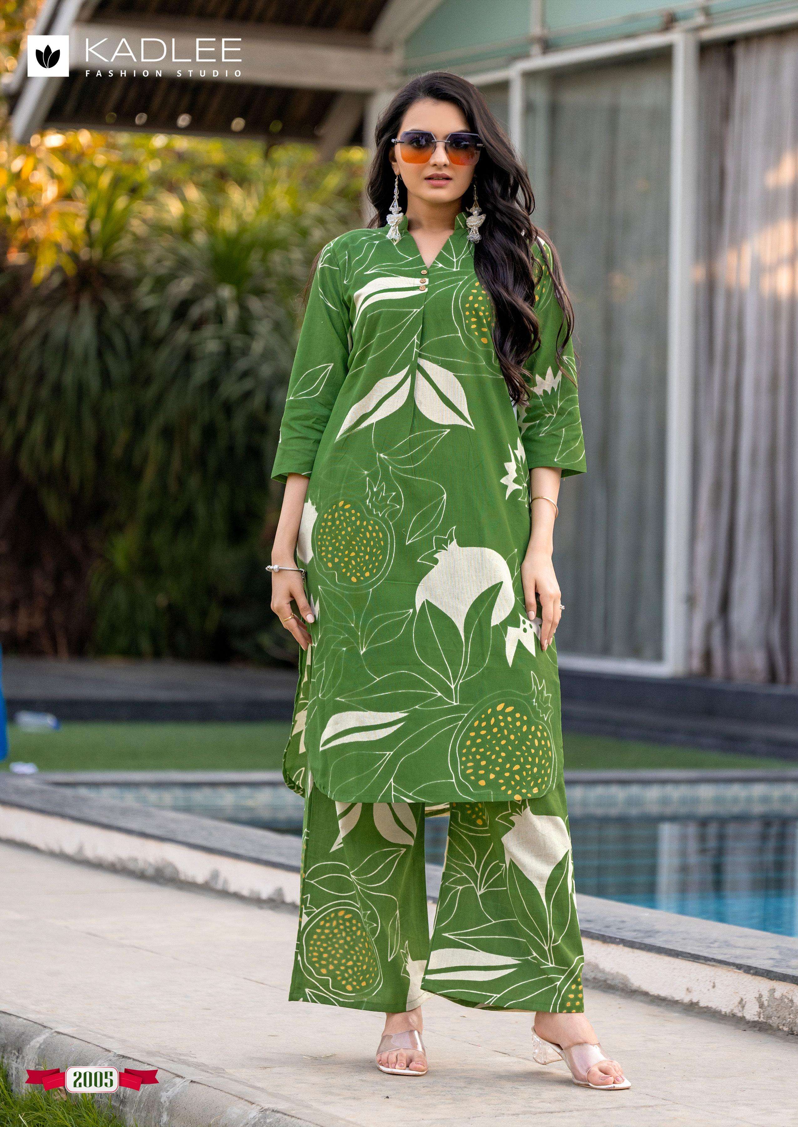 ROSY by Label KADLEE Rayon Flex Print kurti collection manufacturer surat 