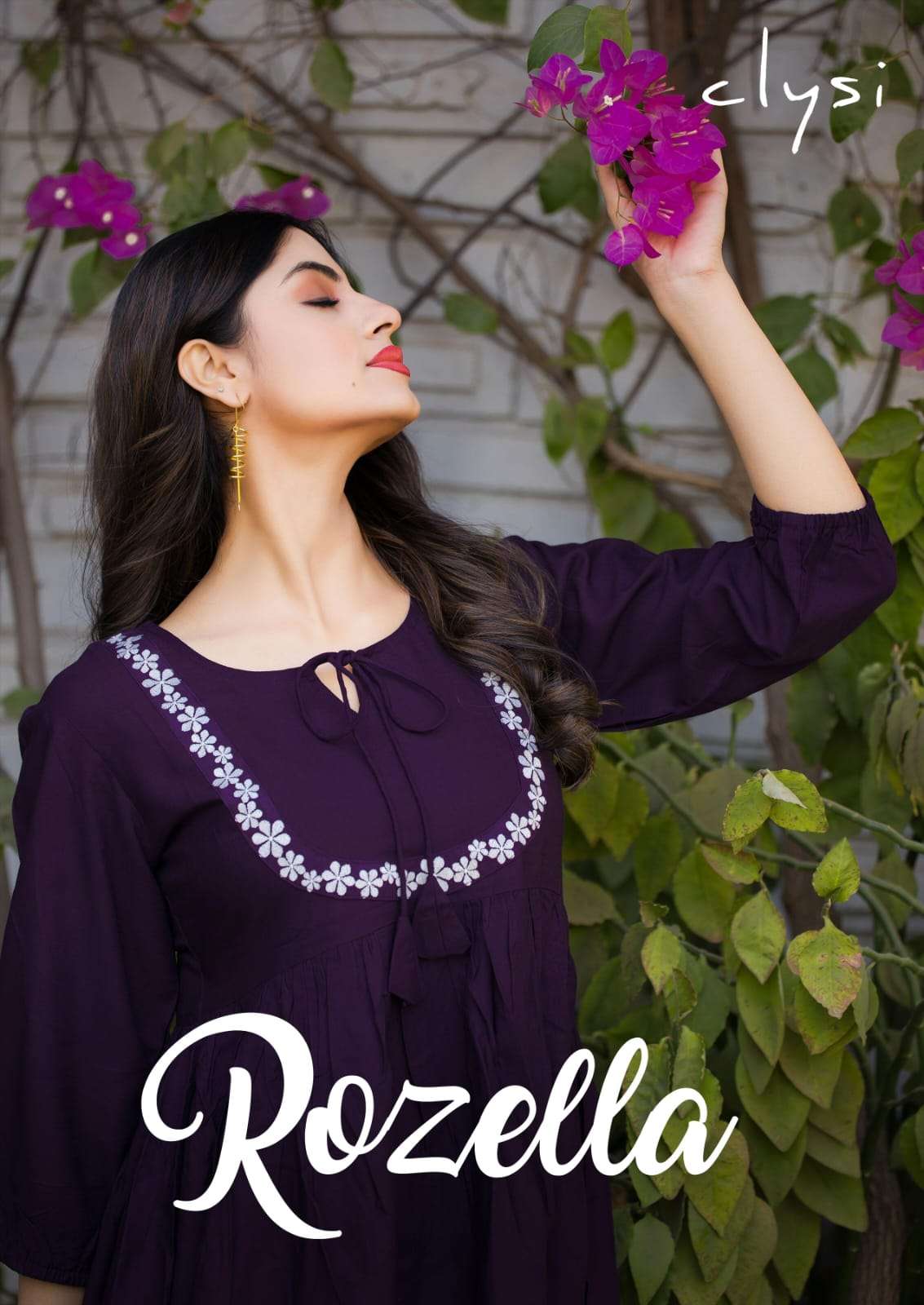 Rozella by Clysi Rayon Slub kurti collection manufacturer surat 