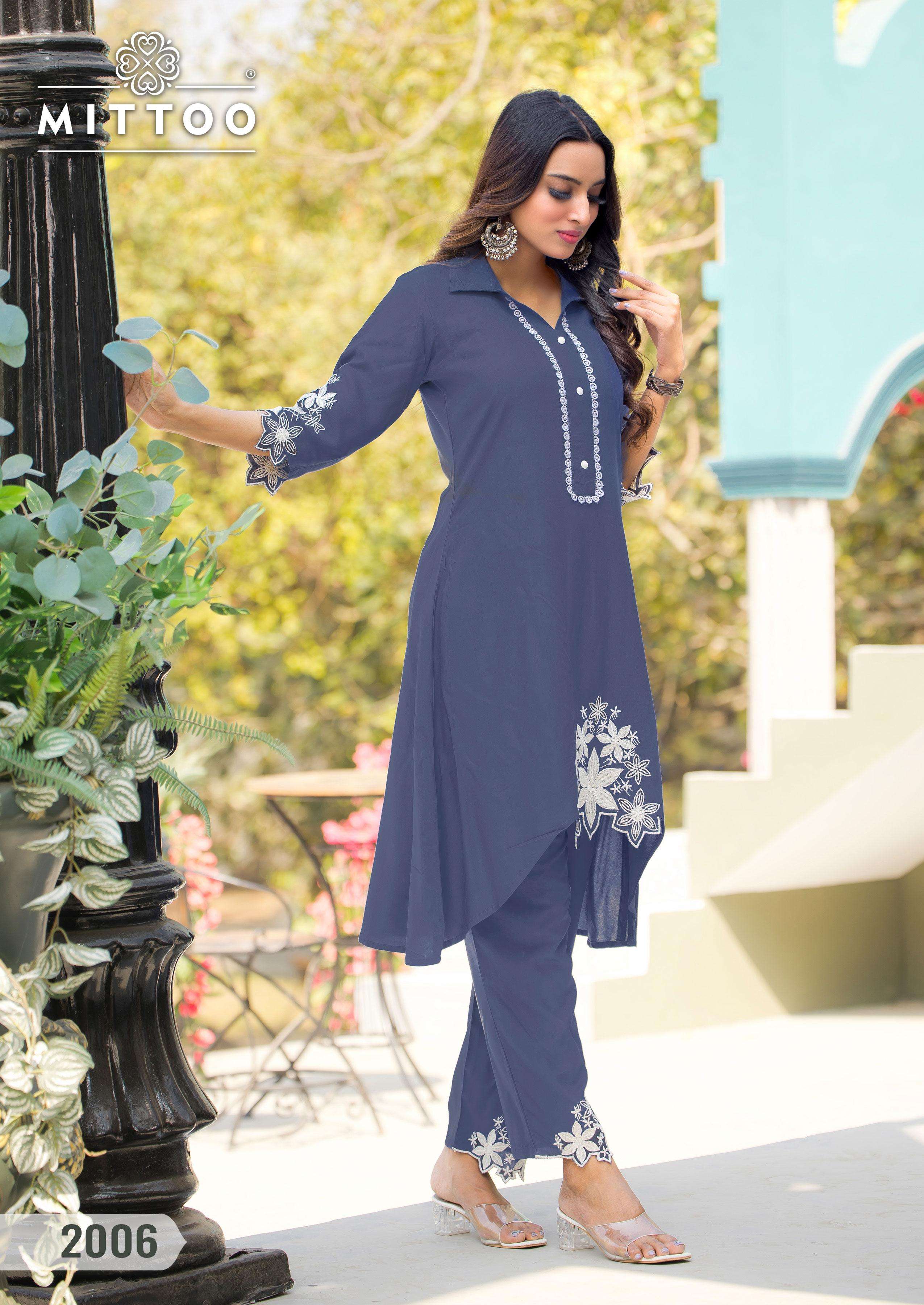 Shikha by MITTOO  Heavy Rayon kurti collection manufacturer surat 