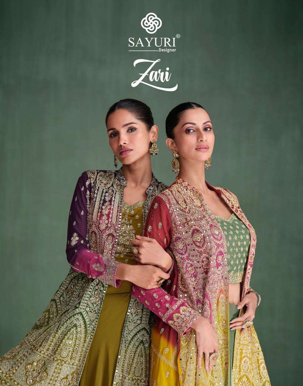 ZARI by SAYURI DESIGNER REAL GEROGETTE suit collection manufacturer surat 