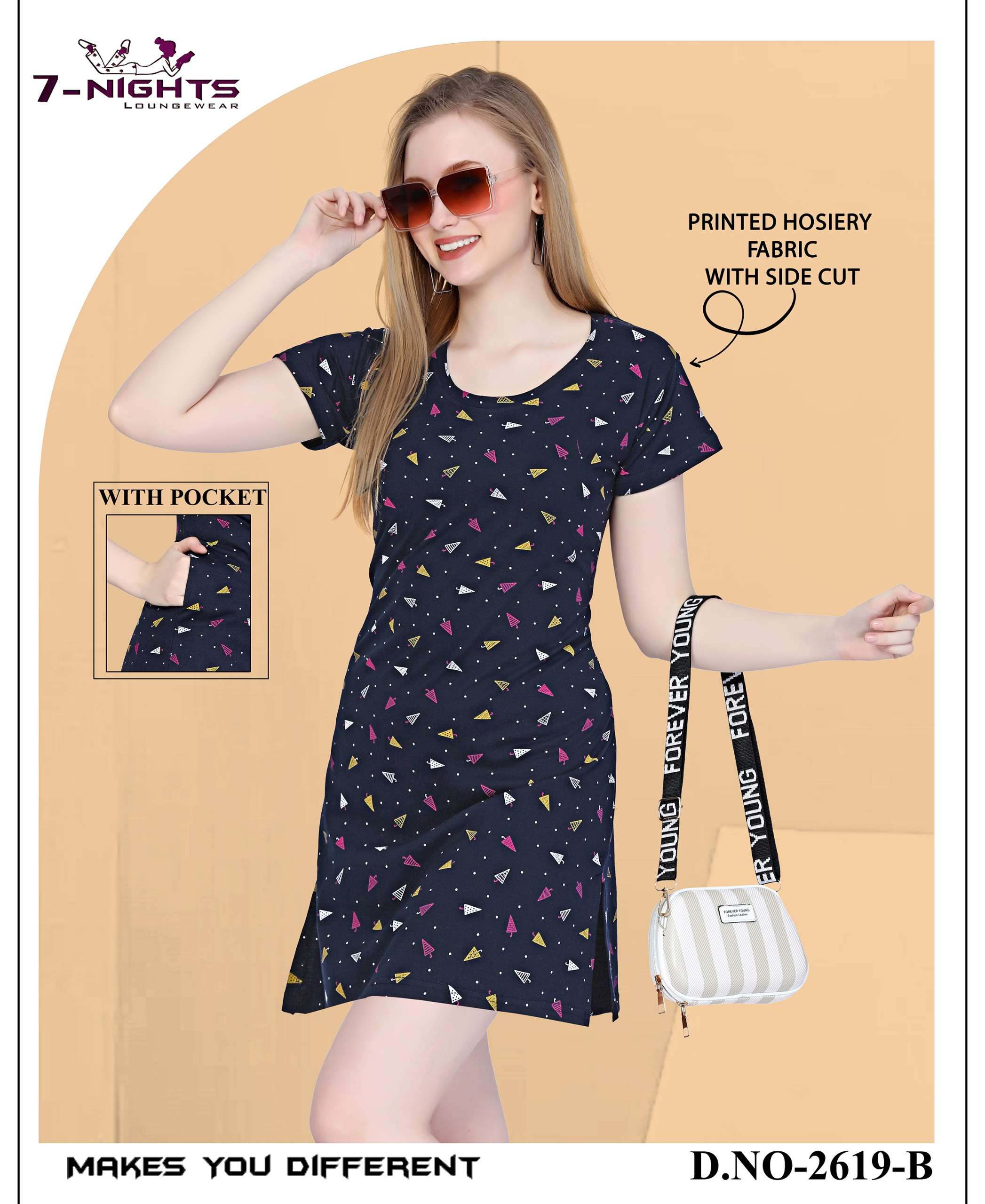 7nights Chinon  Half Nighty collection manufacturer surat 