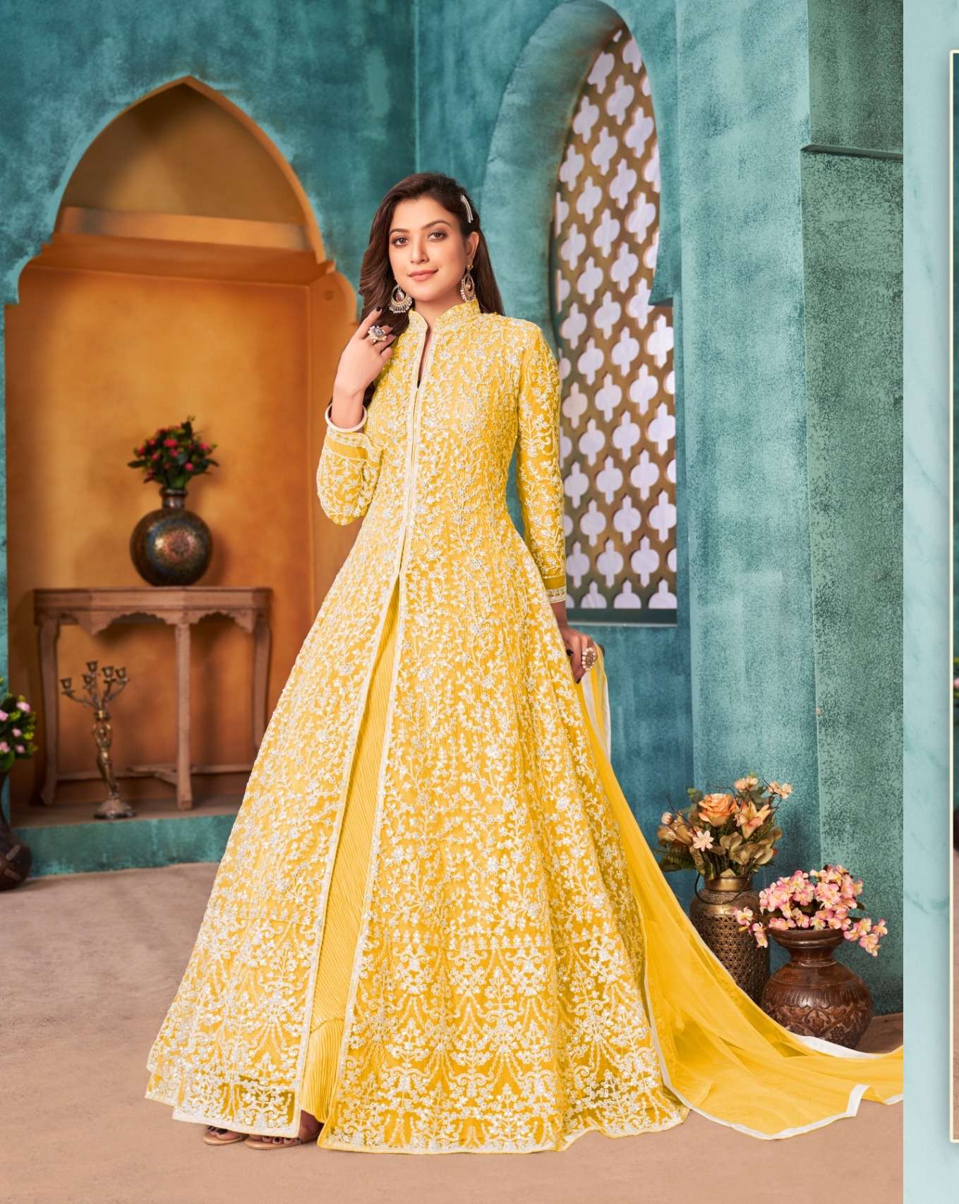 AANAYA  VOL 139 SERIES 3900 net gown collection manufacturer surat 