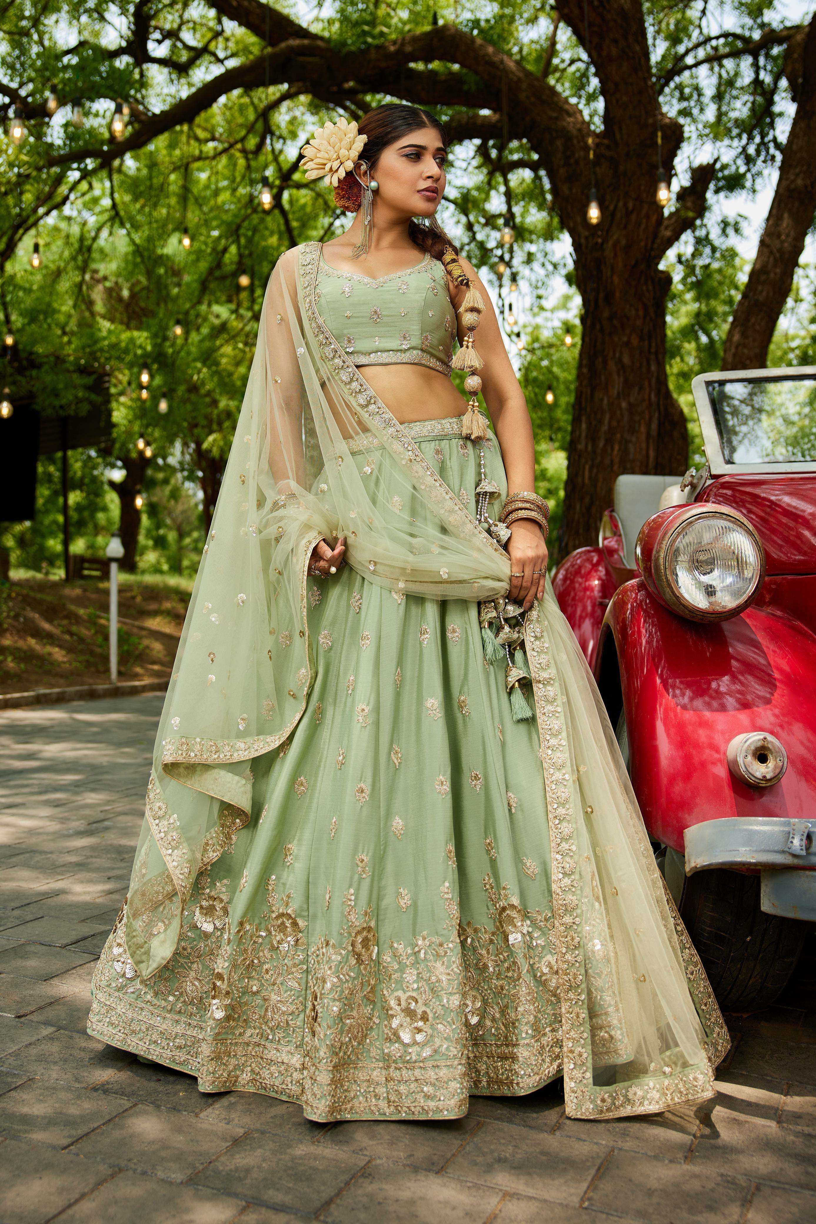 ADORN CRAFT 6133 Chinon lehenga choli collection manufacturer surat 