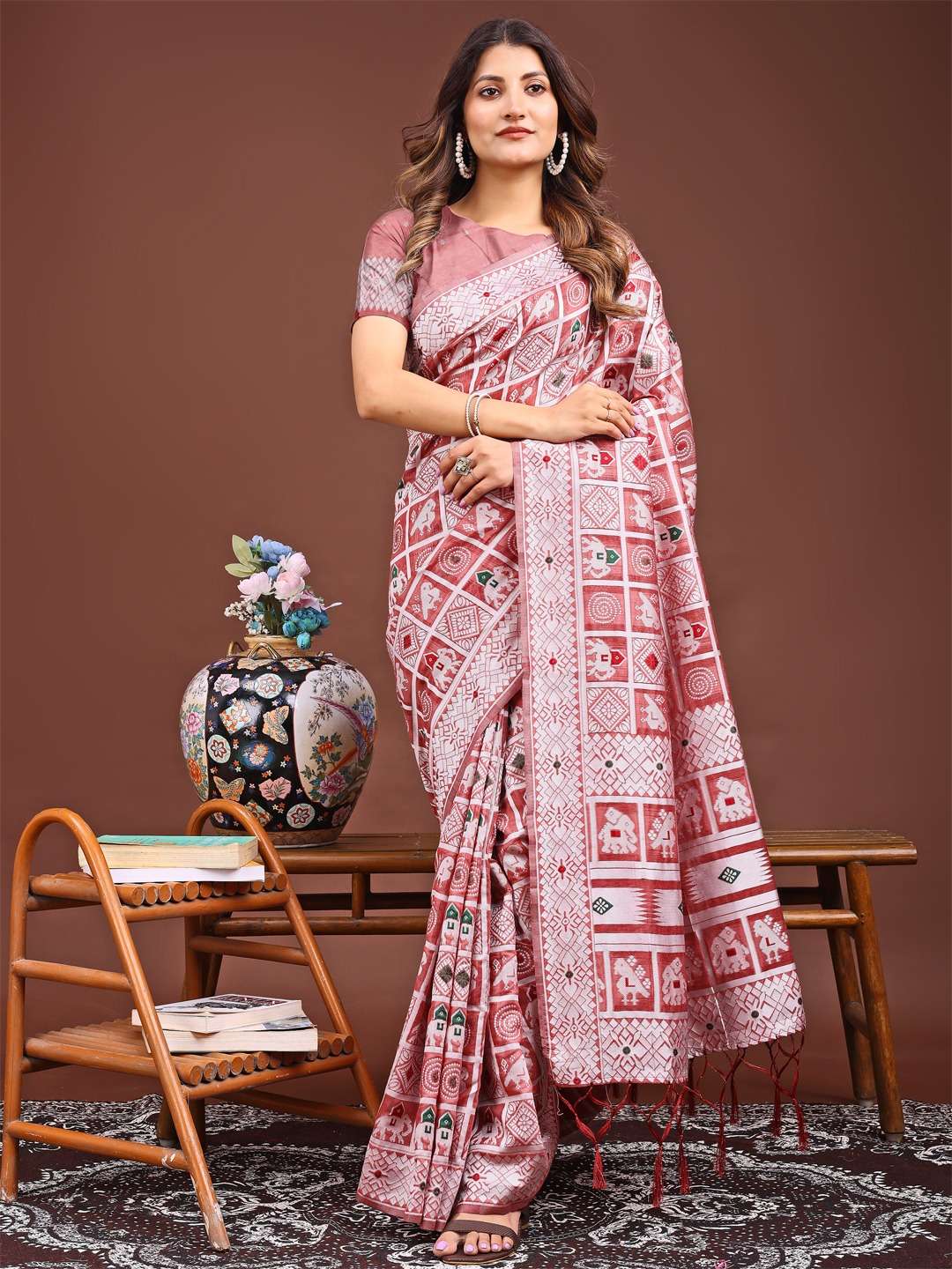 BANDEJ by ASTITA  Linen Cotton saree collection manufacturer surat 