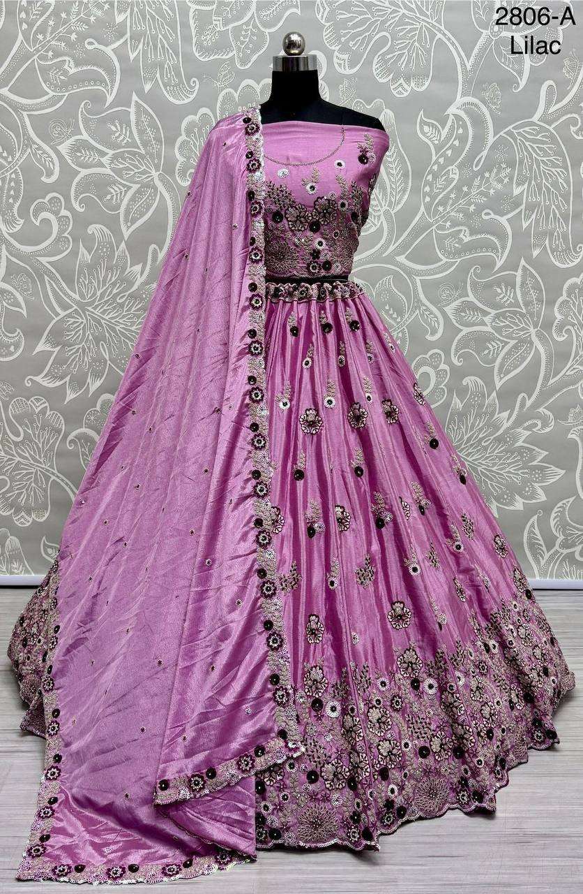 Code 2806 chinnon lehenga choli collection manufacturer surat 