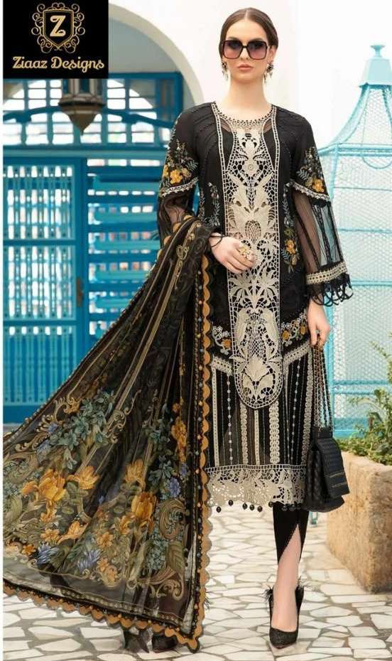 code 520 by Ziaaz Designs Rayon cotton suit collection manufacturer surat 