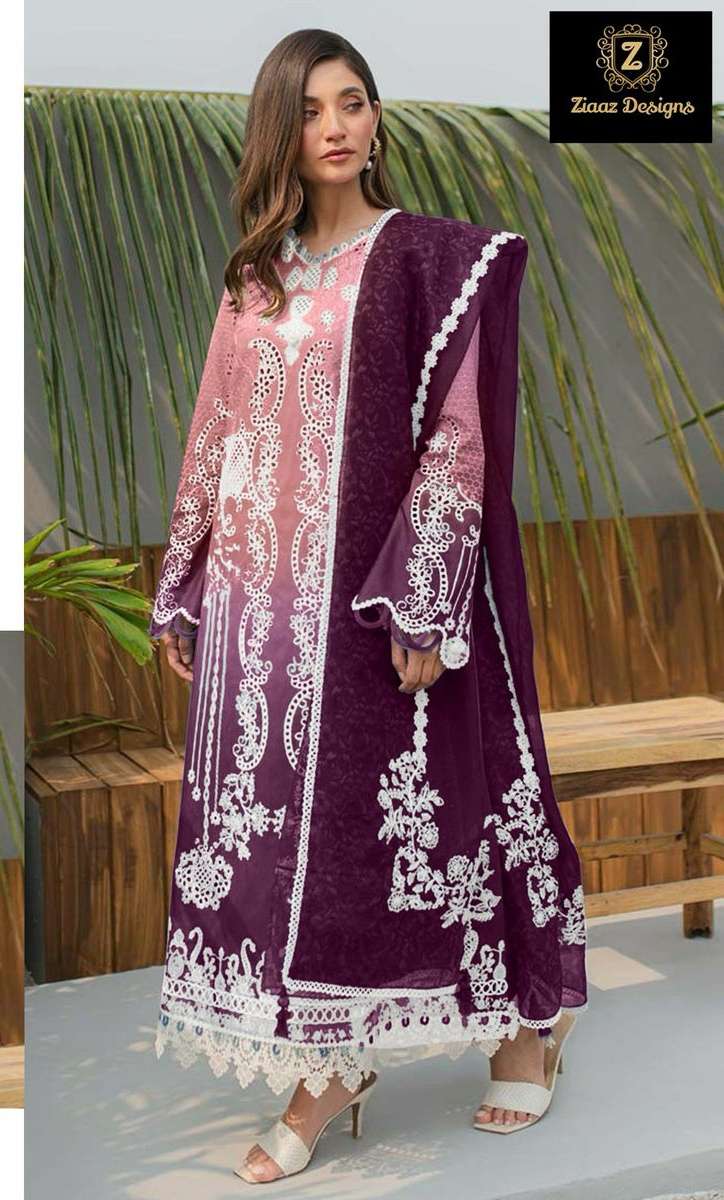 code 542 by Ziaaz Design cotton suit collection manufacturer surat 