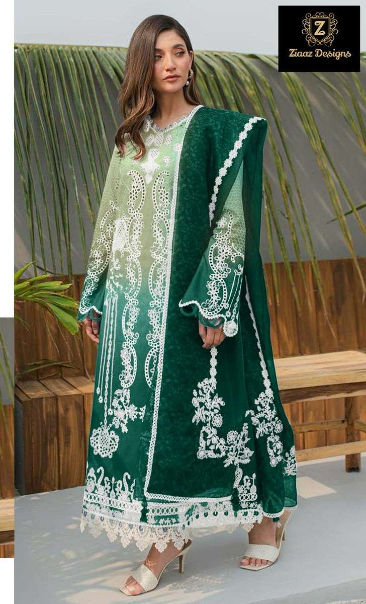 code 542 by Ziaaz Designs cotton suit collection manufacturer surat 