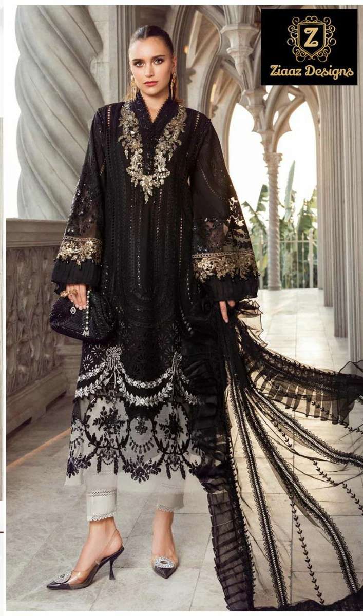 code 596 by Ziaaz Designs Rayon suit collection manufacturer surat 