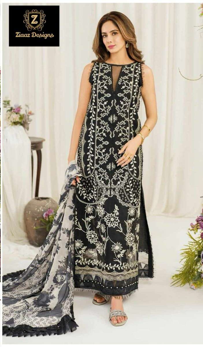 code 852 by Ziaaz Designs Cotton rayon suit collection manufacturer surat