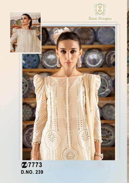 Codes 237 238 239 240 By Ziaaz Design Cambric cotton suit collection manufacturer surat 