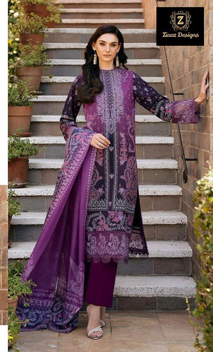 codes 888 887 by Ziaaz Design Cambric cotton suit collection manufacturer surat 