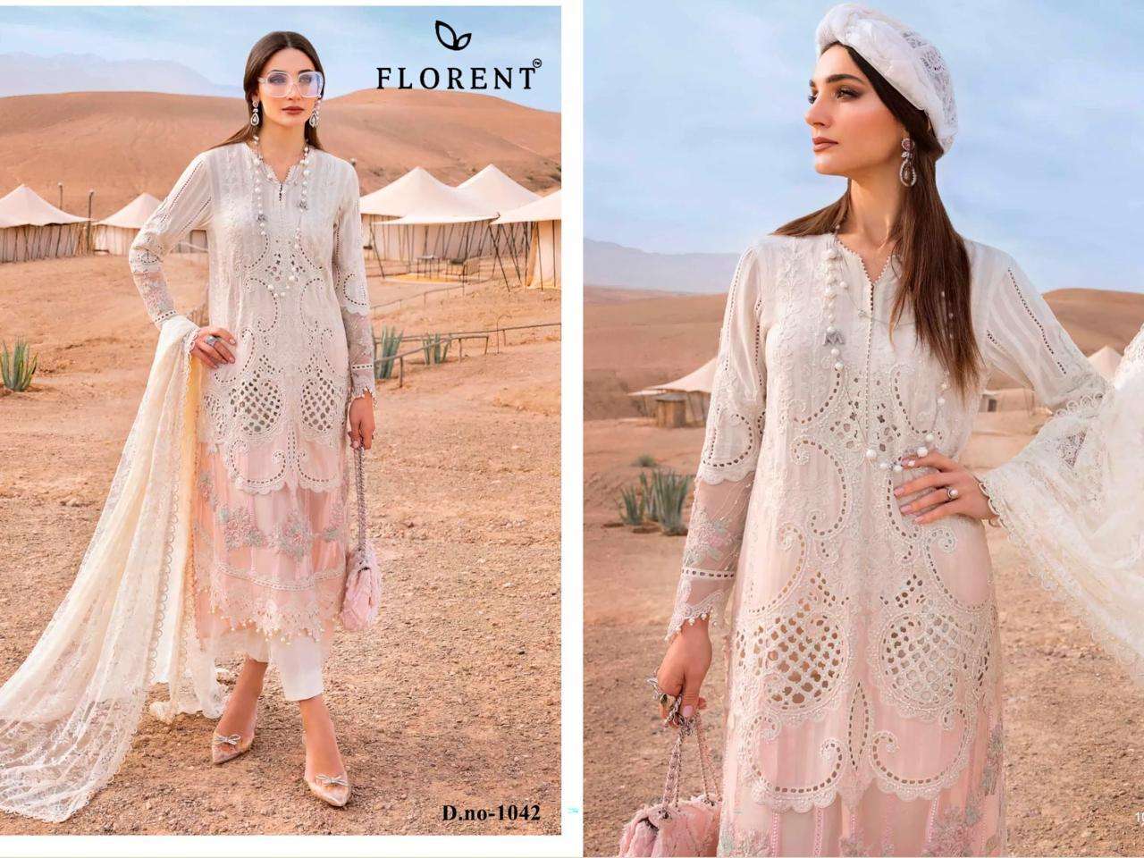 D NO 1041 1042 1043 by FLORENT CAMBRIC cotton suit collection manufacturer surat 