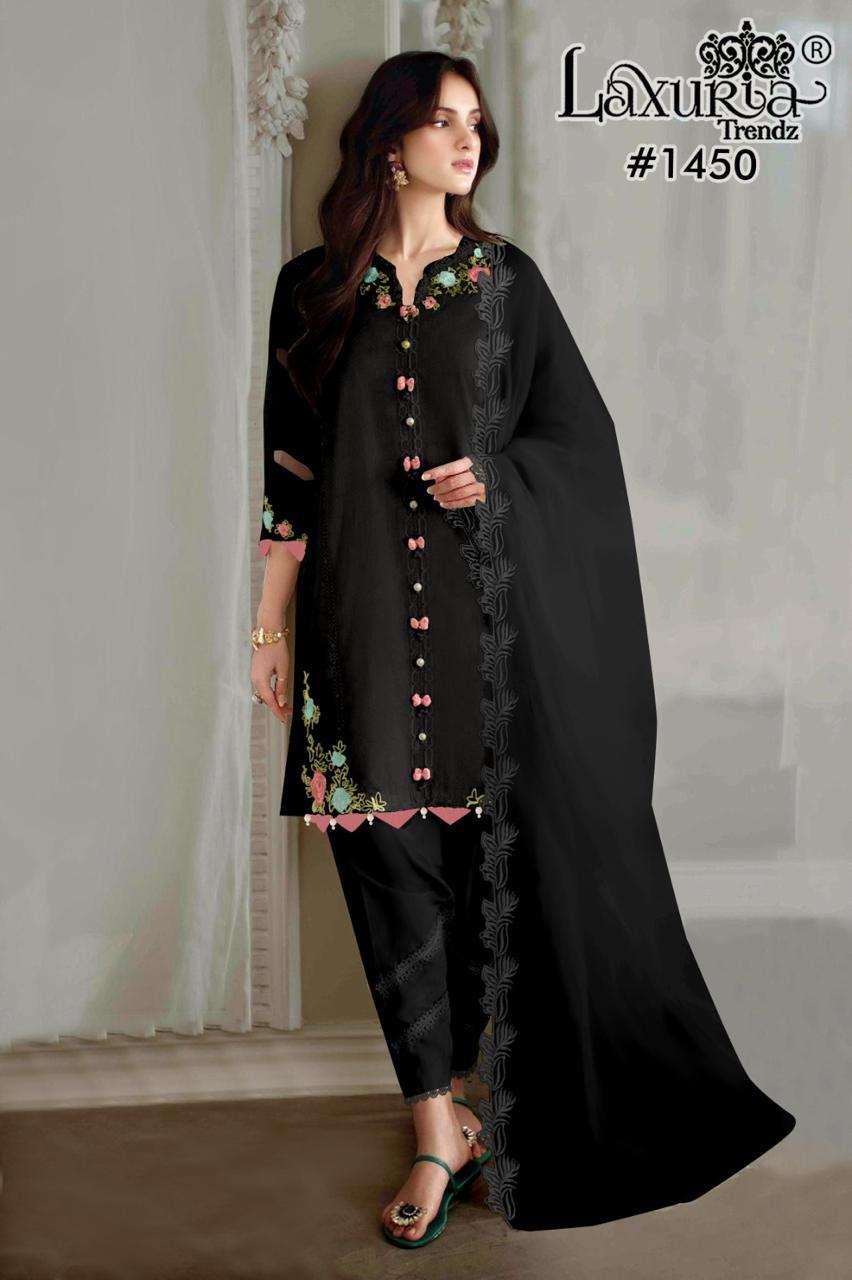 D No 1450 by Laxuria Trendz fox kurti collection manufacturer surat 