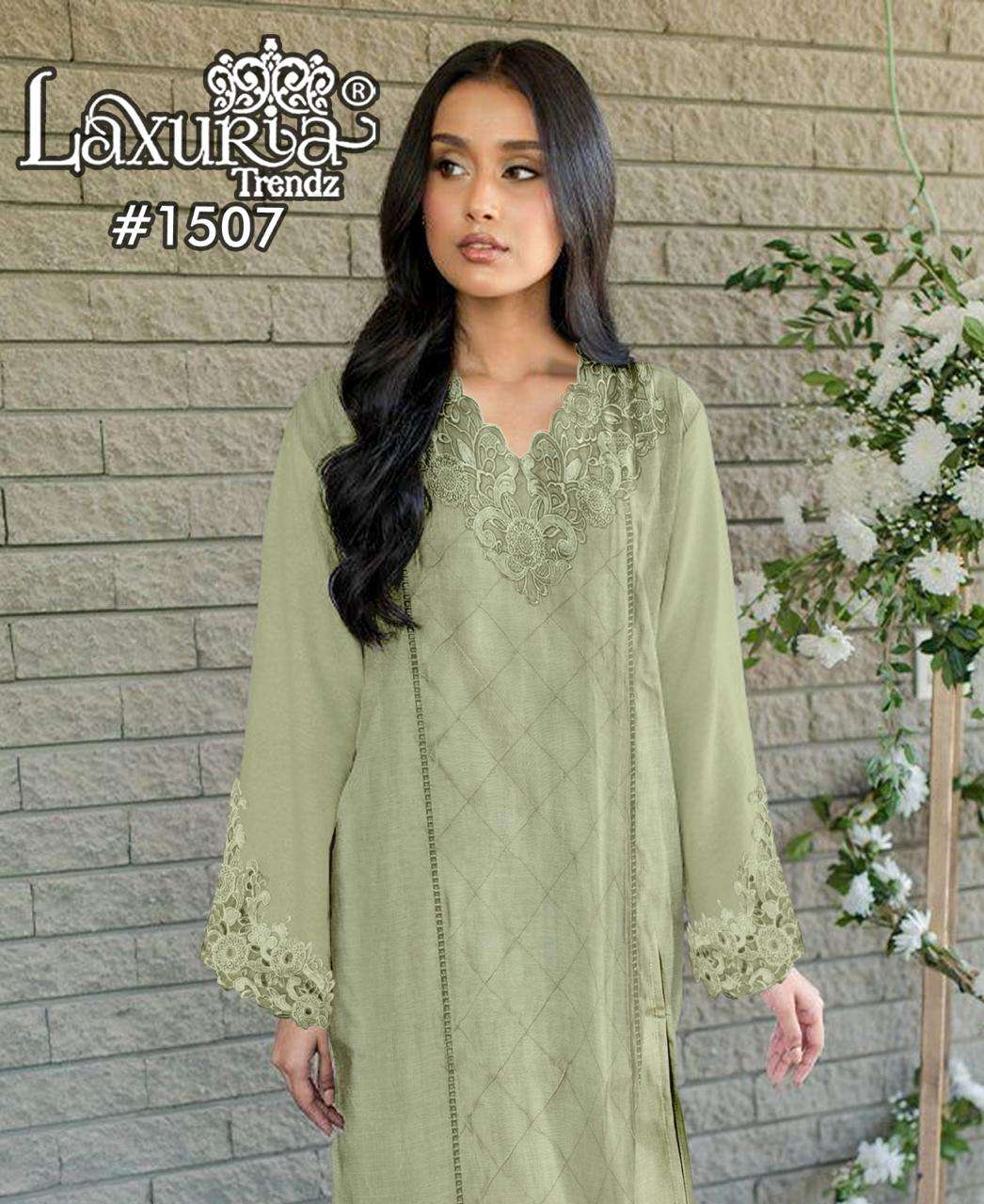 D No 1507 by laxuria trendz kurti collection manufacturer surat 