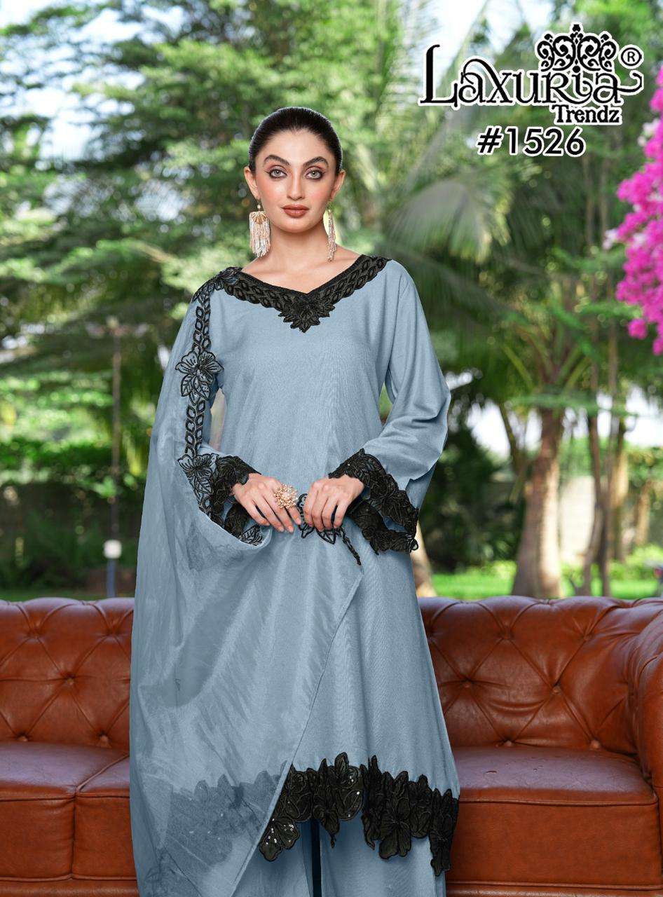 D No 1526 by laxuria trendz kurti collection manufacturer surat 