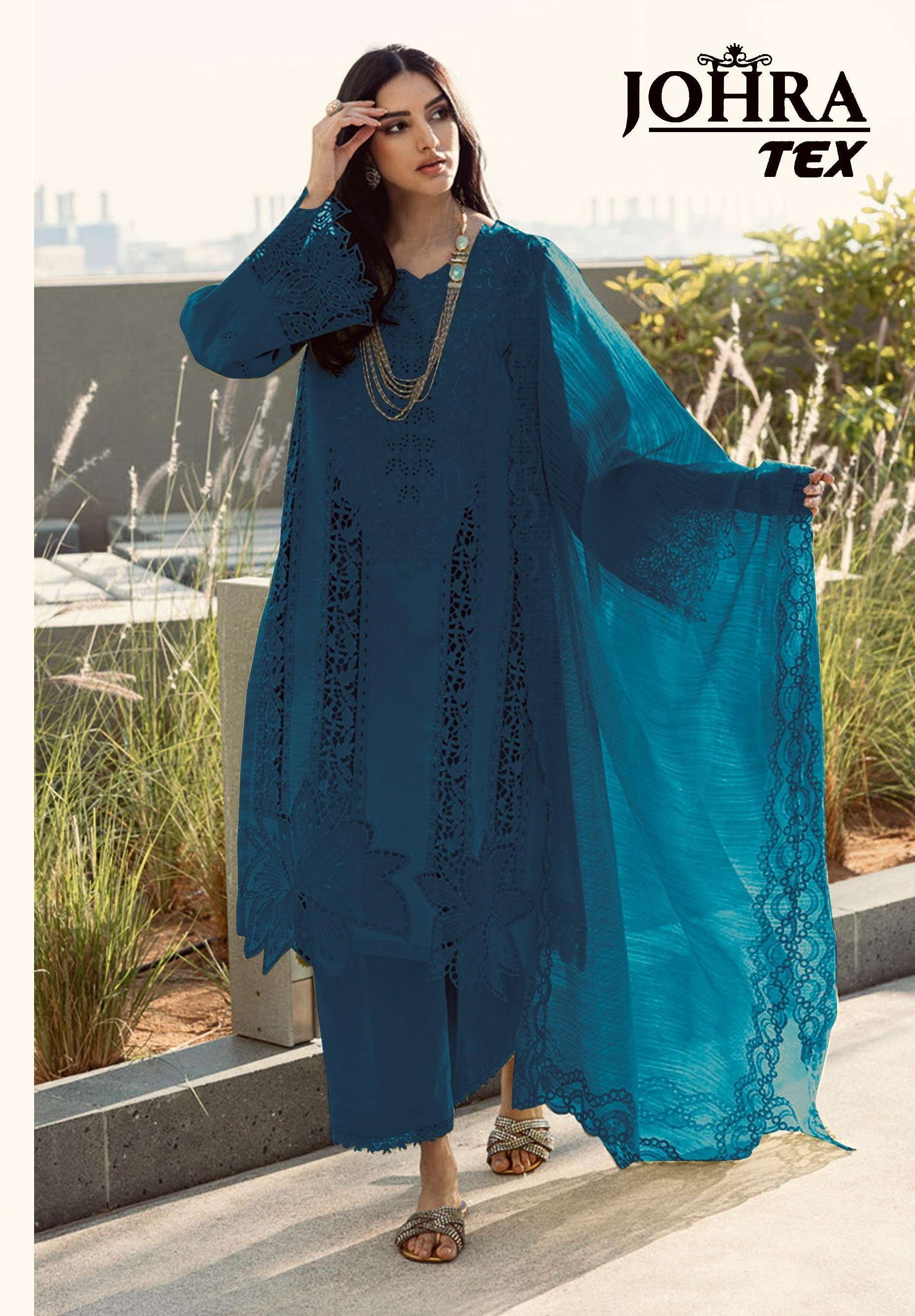 D NO JT 169 B by JOHRA TEX CAMBRIC cotton suit collection manufacturer surat 