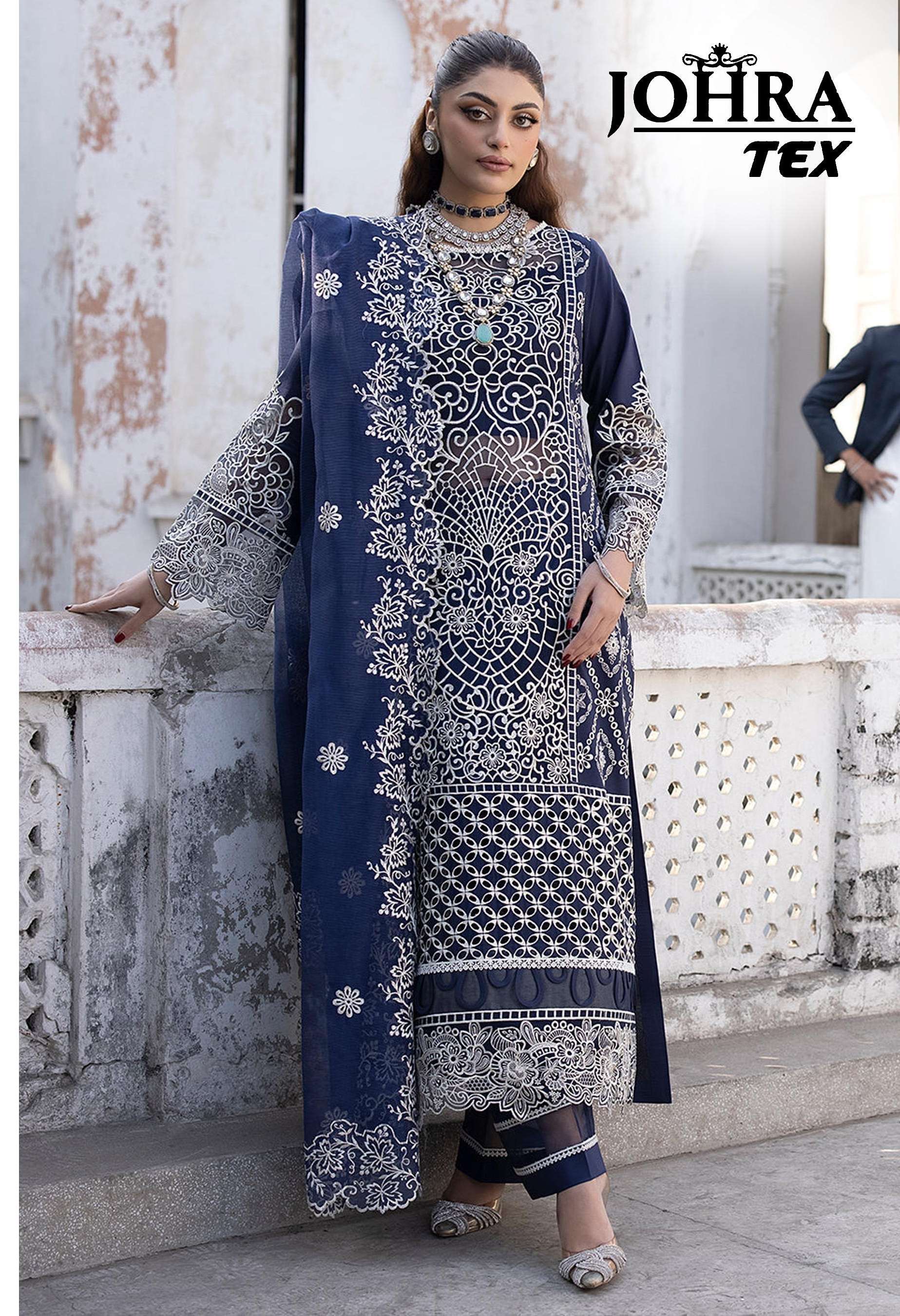 D NO JT 171 by JOHRA TEX CAMBRIC cotton suit collection manufacturer surat 