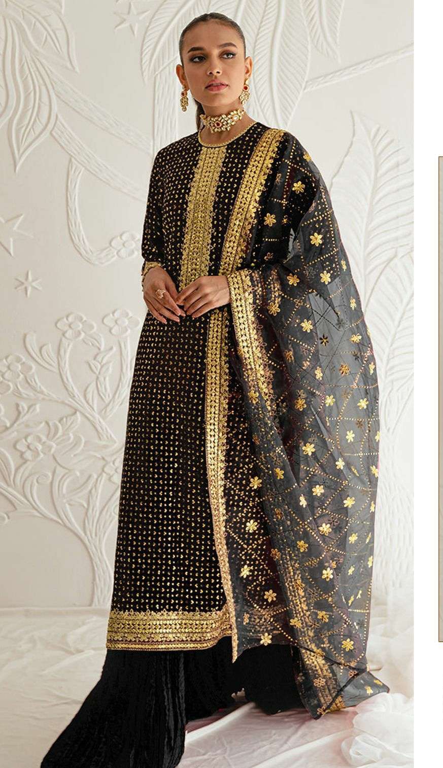 D NO S 148 A B C by SERINE faux Georgette suit collection manufacturer surat 