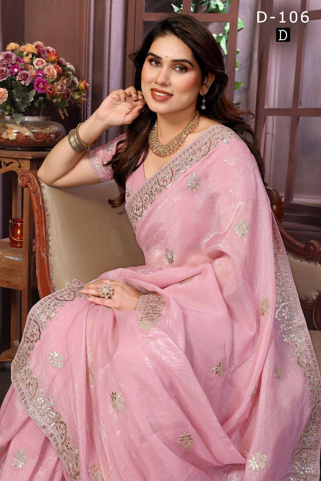 D NO106A TO 106D By DURGA FASHION Saree collection manufacturer surat 