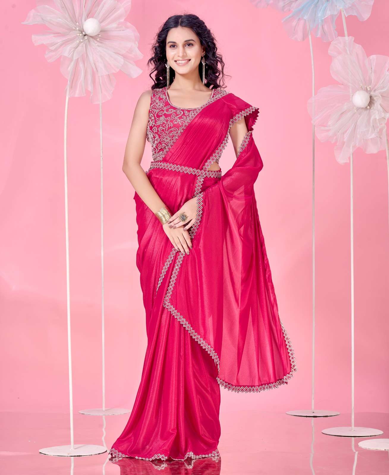 DESIGN NO A357 READY TO WEAR SAREES collection manufacturer surat 