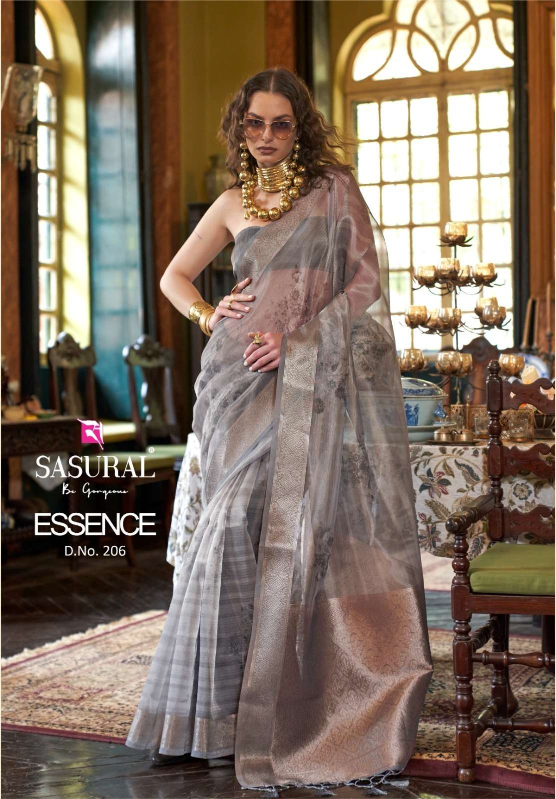 ESSENCE SERIES 201 TO 206 by SASURAL Saree collection manufacturer surat 