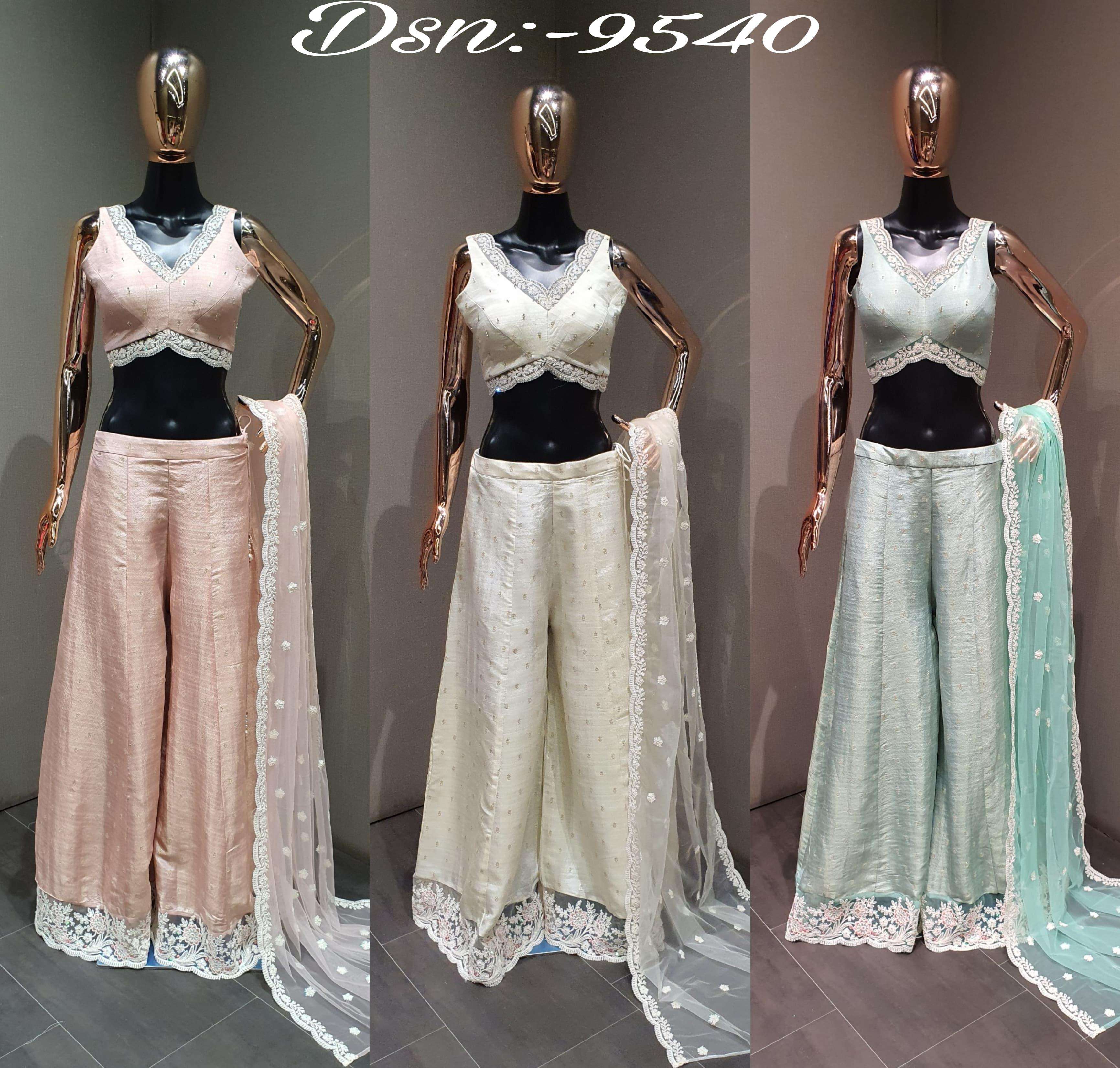 Ethnic attire Choli Plazo dupatta collection manufacturer surat 