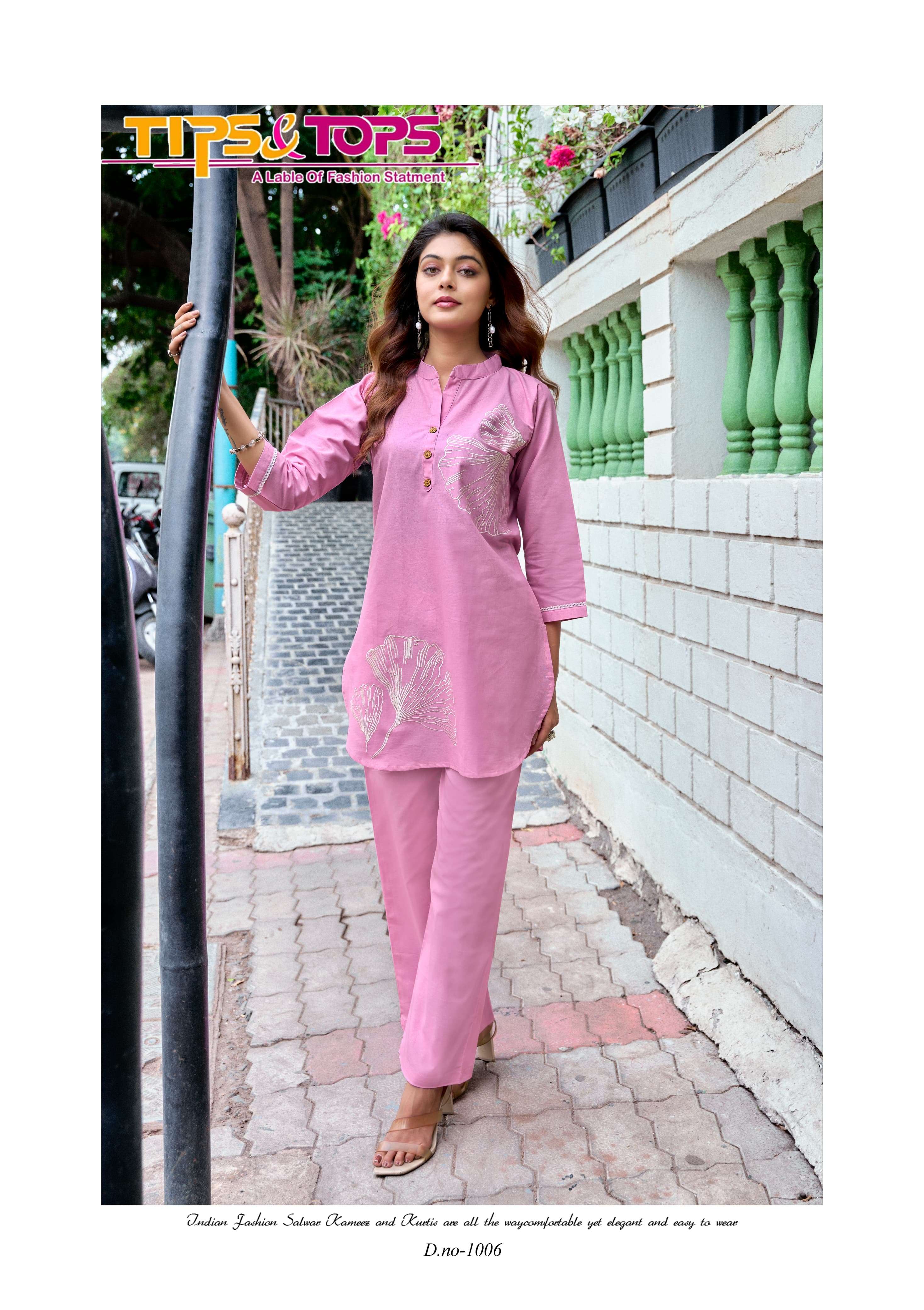 FABULOUS by TIPS  TOPS Cotton Co Ord Set  Collection manufacturer surat 