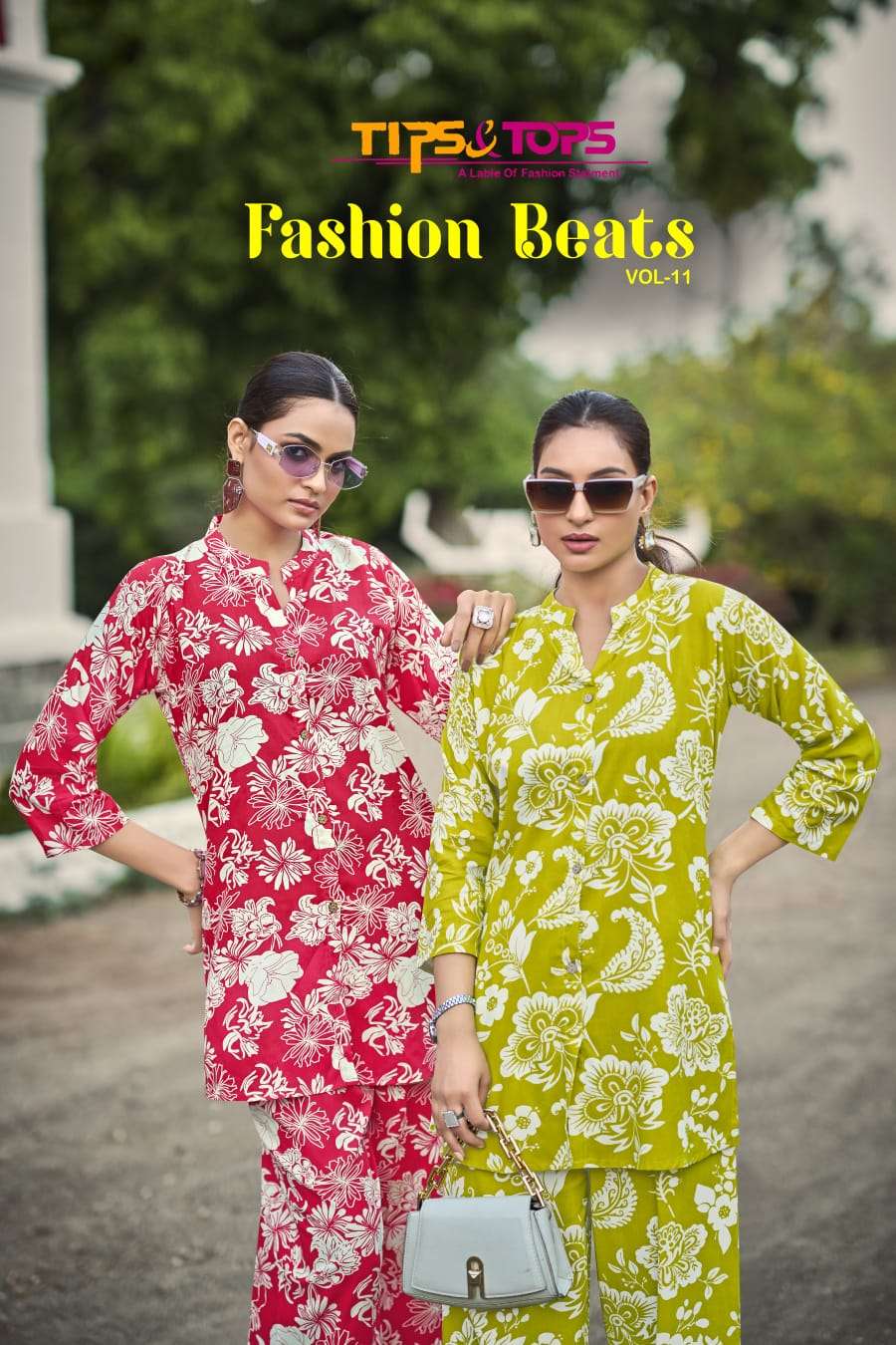 FASHION BEATS Vol 11 By TIPS TOPS Reyon Print kurti collection manufacturer surat 