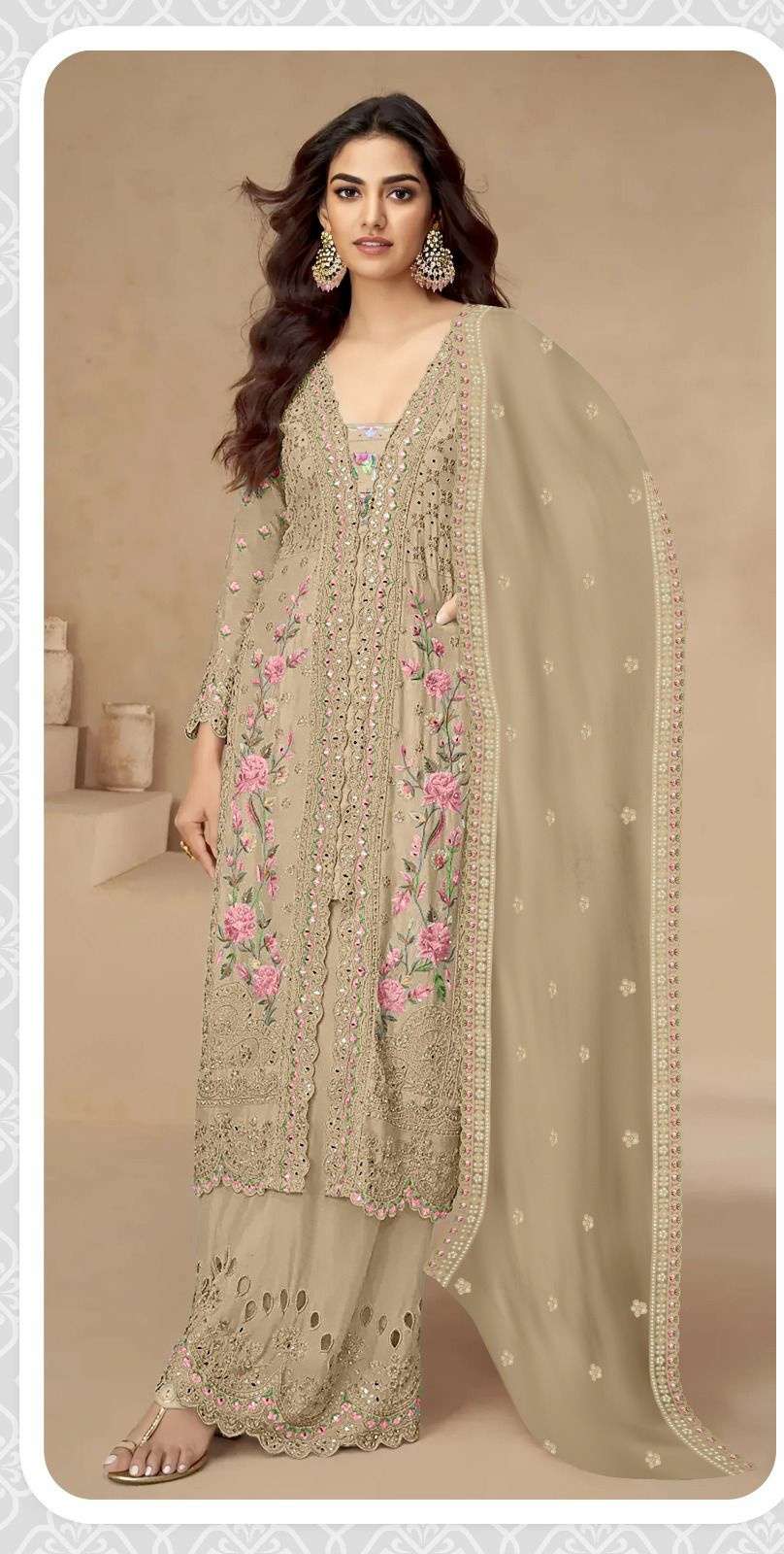 HANIYA PLAZZO by SAFA creation suit collection manufacturer surat 