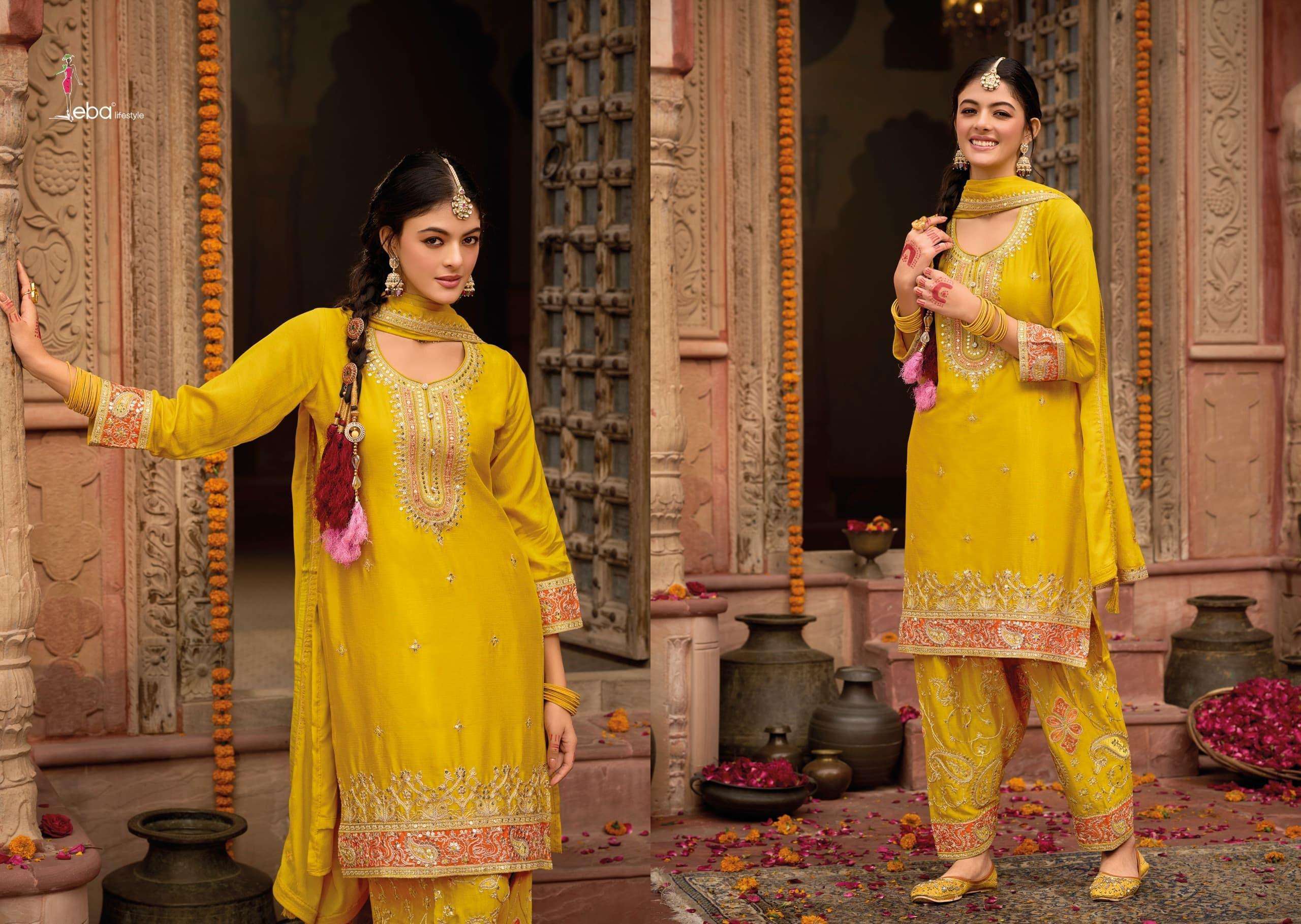 Kashish hit design by eba lifestyle suit collection manufacturer surat 
