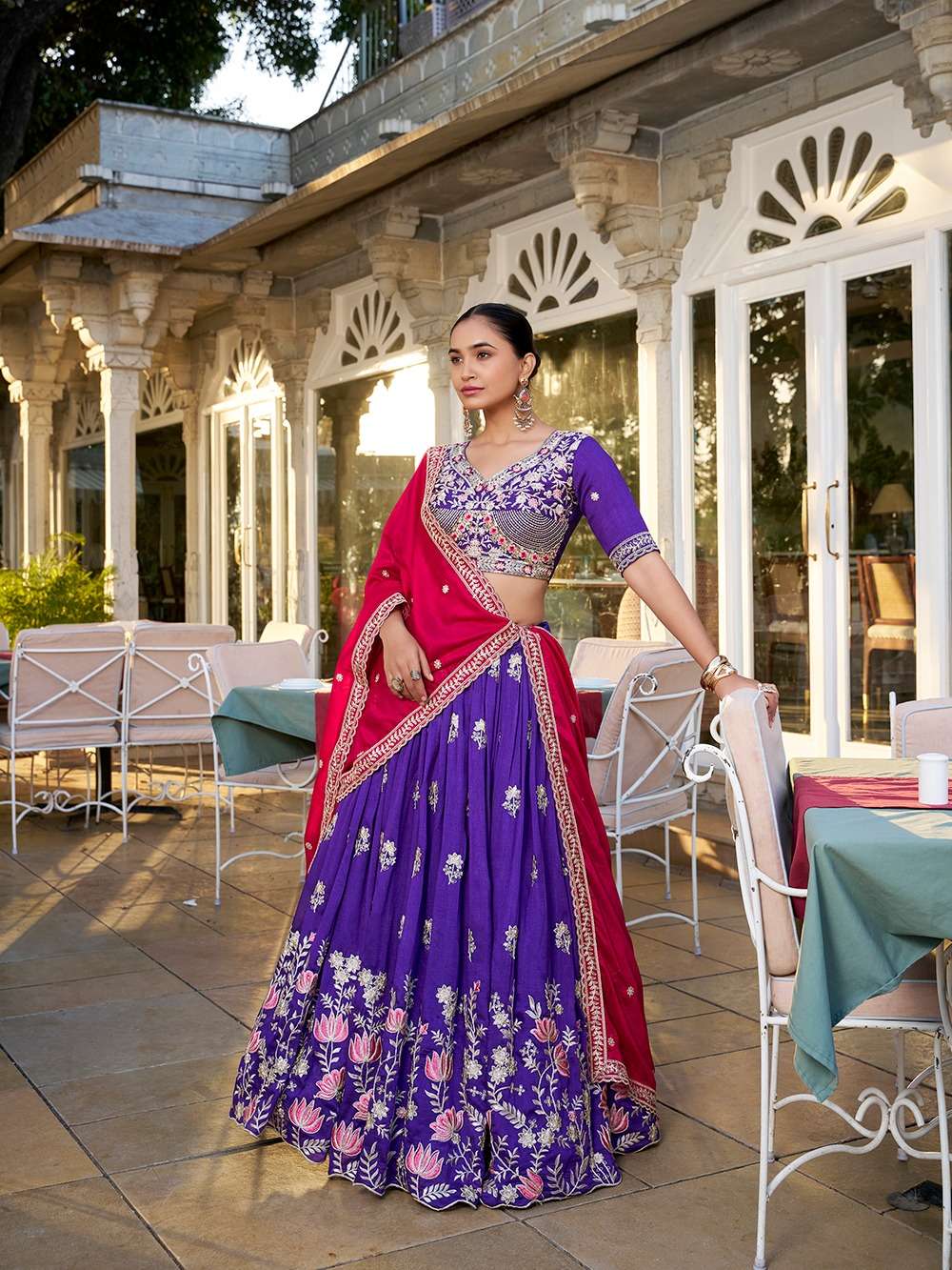KESHVI Vichitra Silk Lehenga choli collection manufacturer surat 