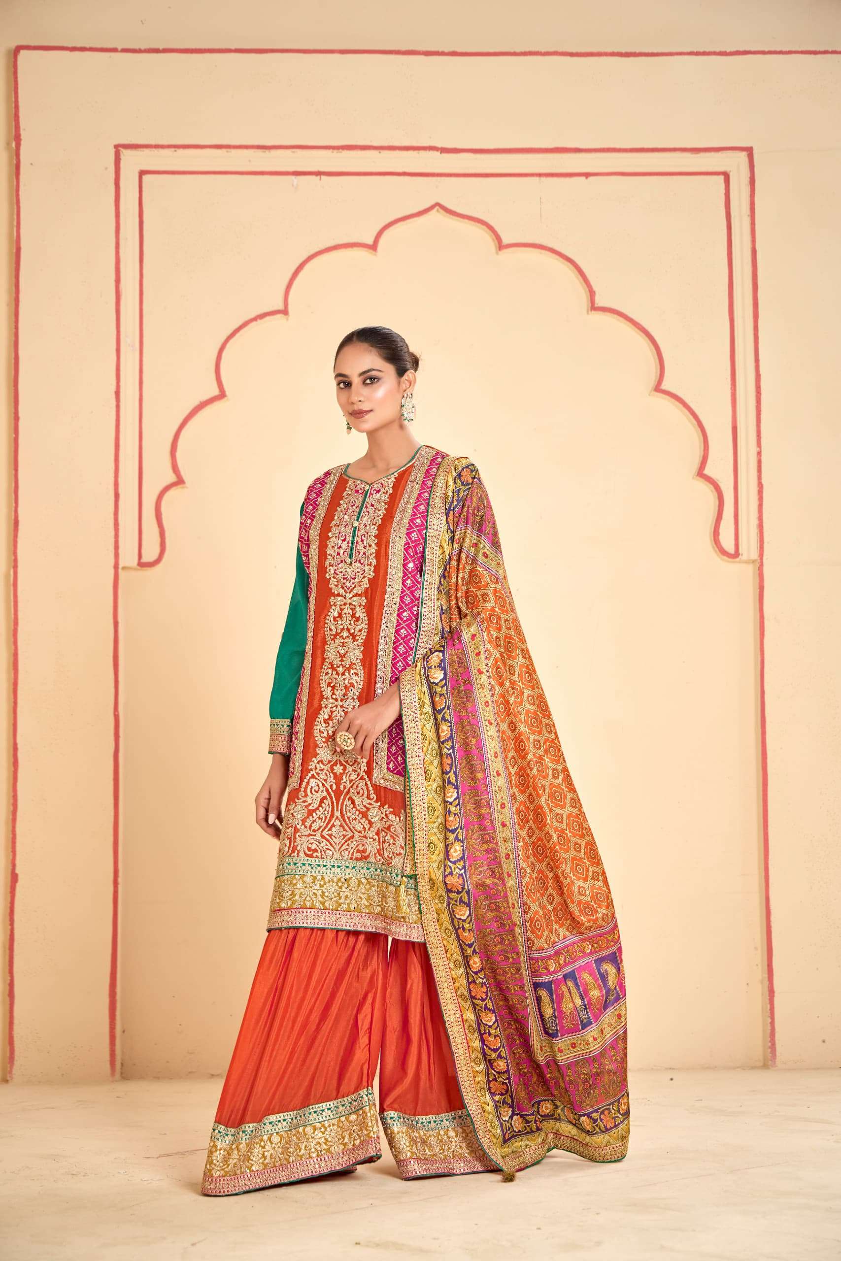 NASIRA Heavy Chinon suit collection manufacturer surat 