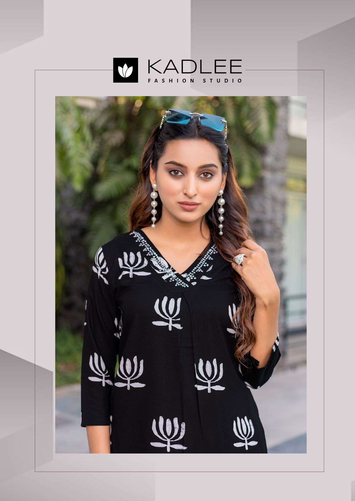 Preetkala by KADLEE Rayon Print kurti collection manufacturer surat 