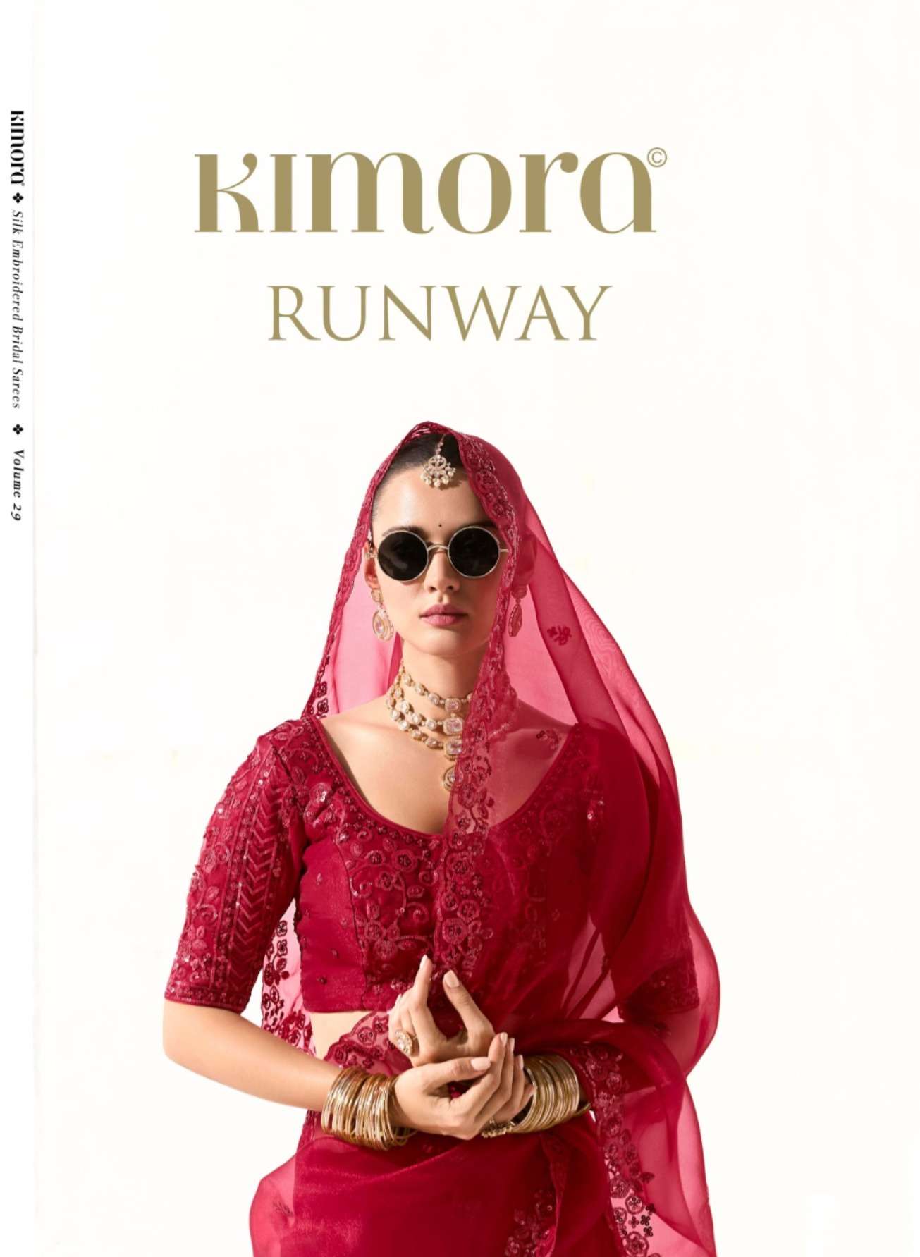 Runway by Kimora Tissue saree collection manufacturer surat se