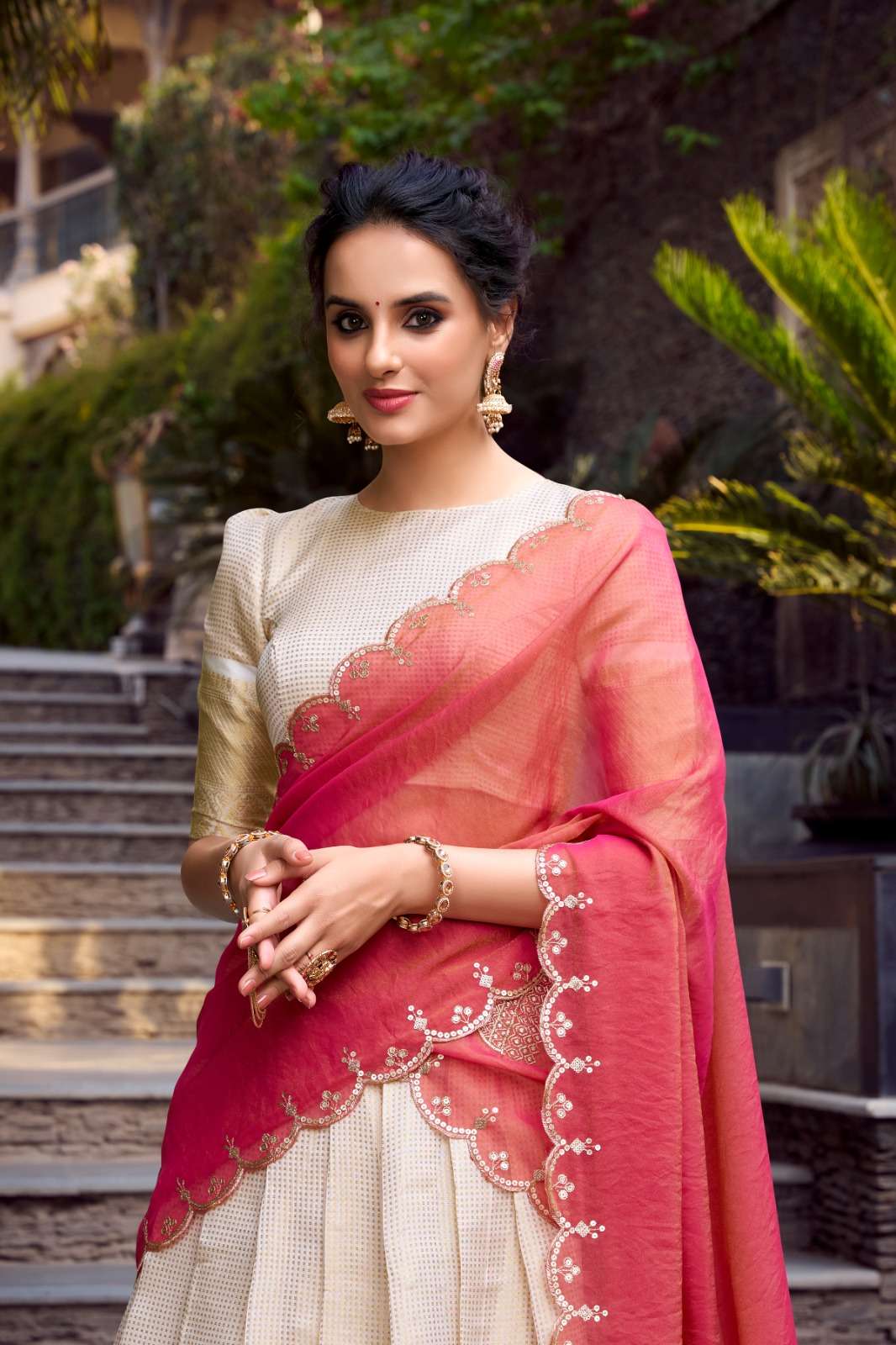 SHREEVANI Jacquard Chex lehenga choli collection manufacturer surat 