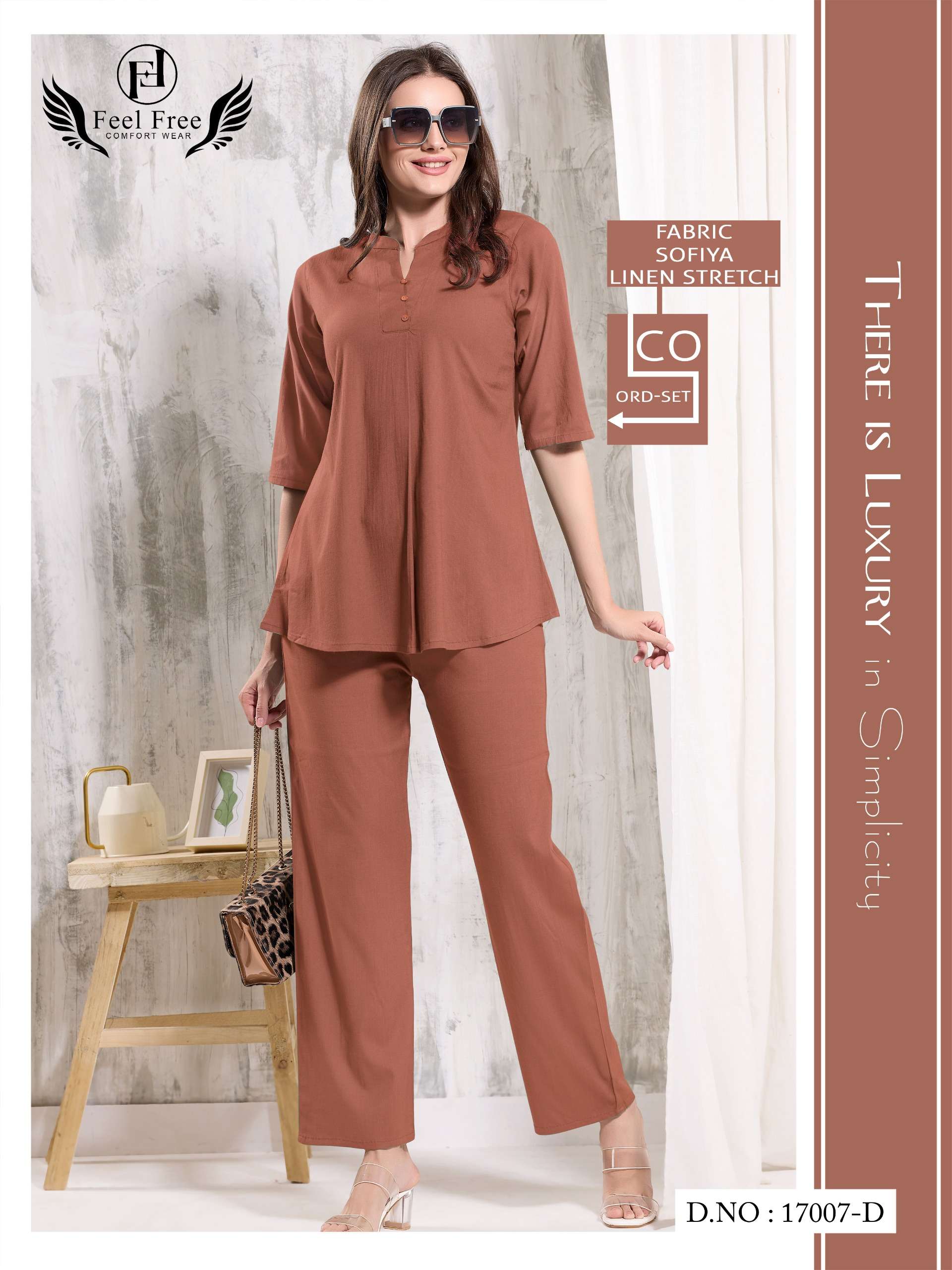 Sofiya Linen CORD SET Collection manufacturer surat 