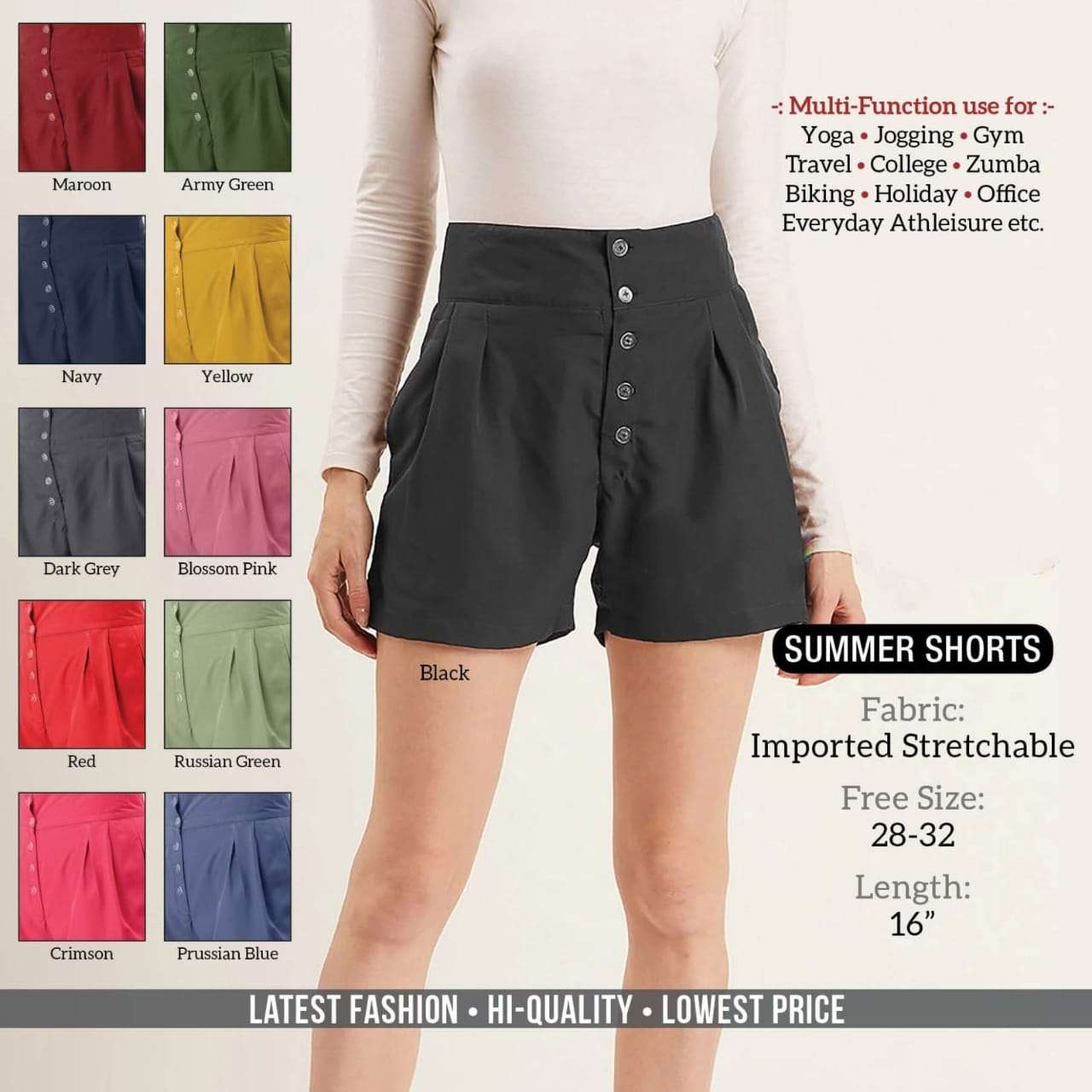 SUMMER SHORTS collection manufacturer surat 