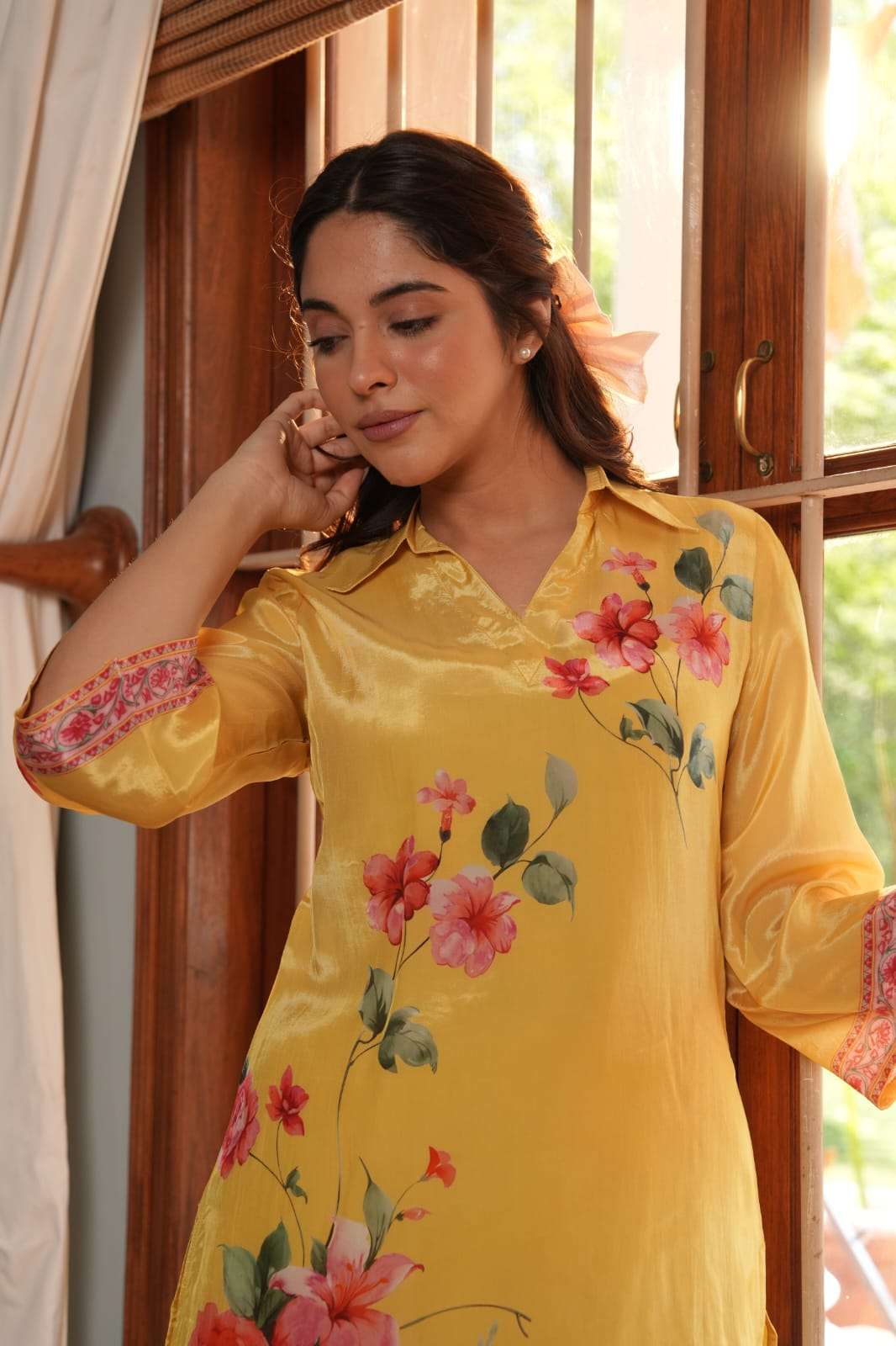 TTT Creap Silk kurti collection manufacturer surat 