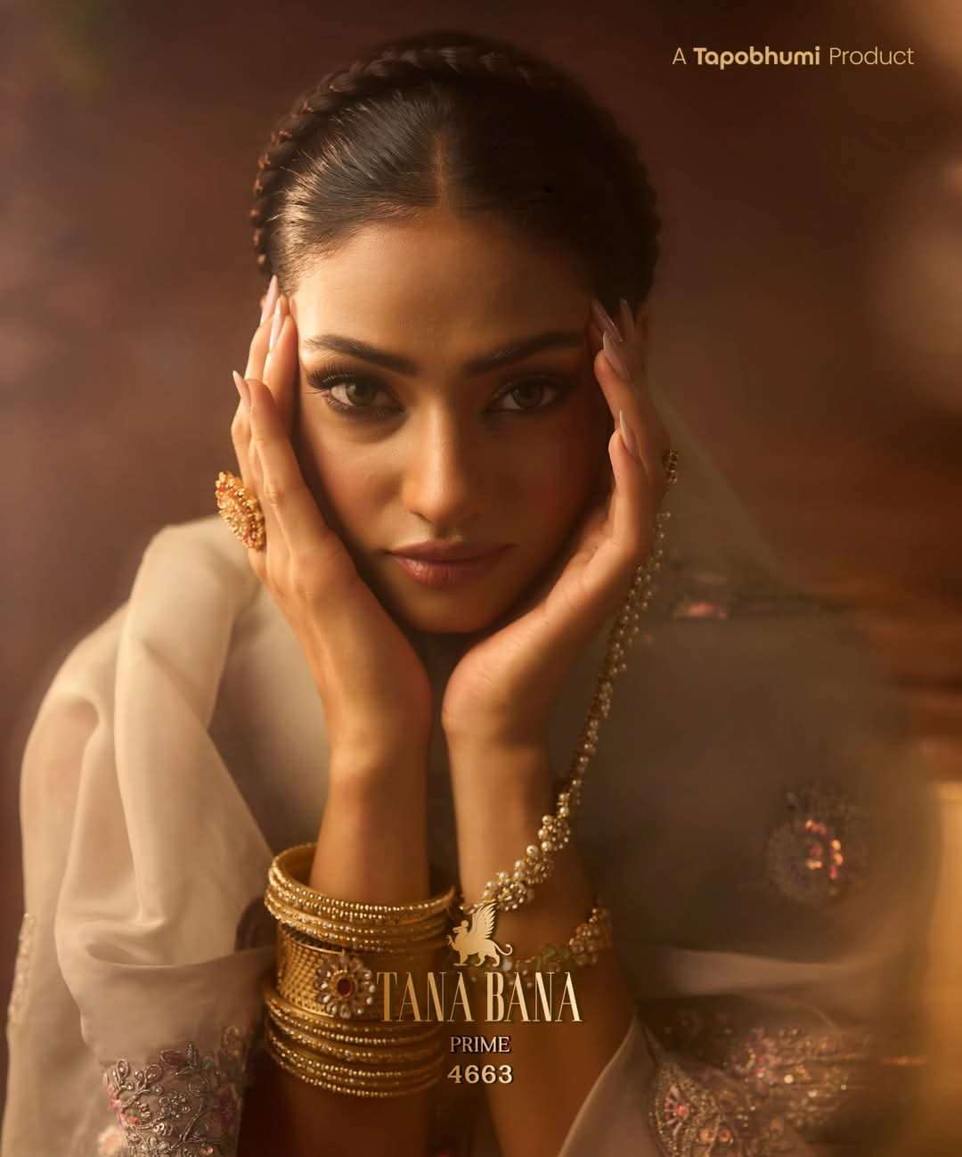 ΤΑΝΑ ΒΑNA PRIME 4663 PURE CRYSTAL SILK saree collection manufacturer surat 