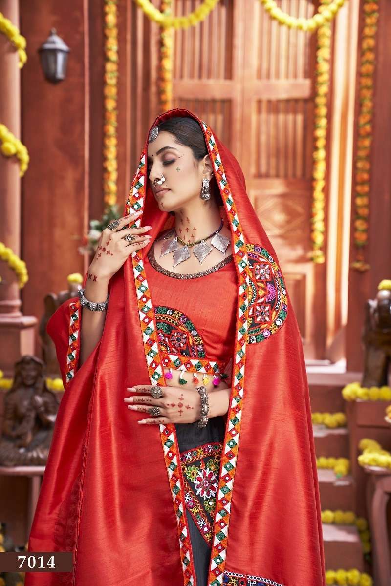 7014 RAJWADI VOL 3  NAVRATRI CHANIYA CHOLI COLLECTION manufacturer surat 