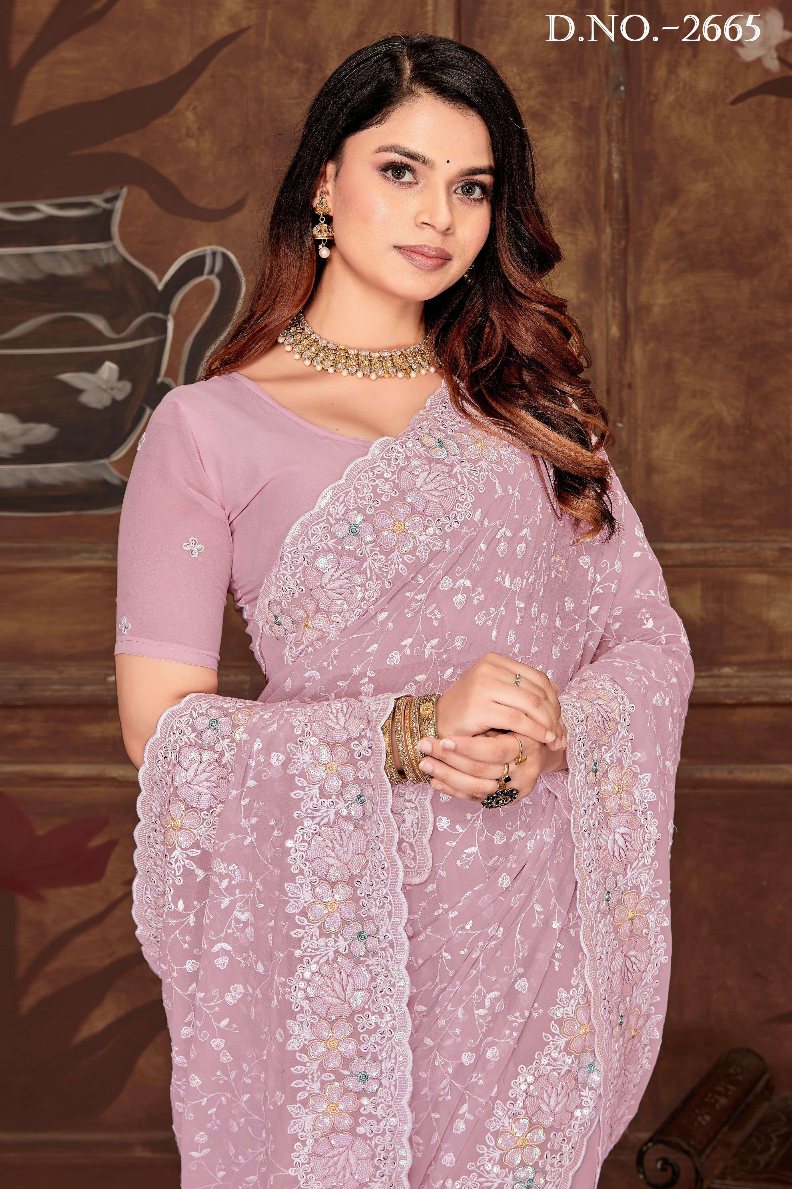 ALLIANCE by utsav nari Georgette saree collection manufacturer surat 