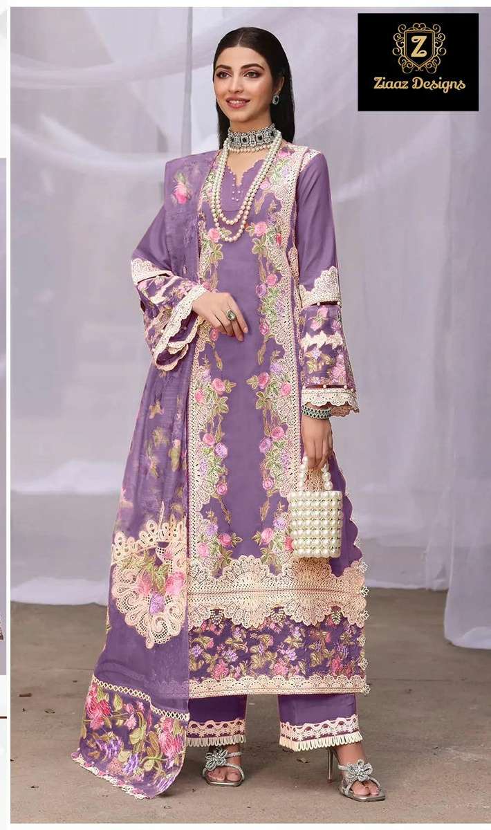 code 773 by Ziaaz Designs Cotton suit collection manufacturer surat  by Ziaaz Designs Cotton suit co...