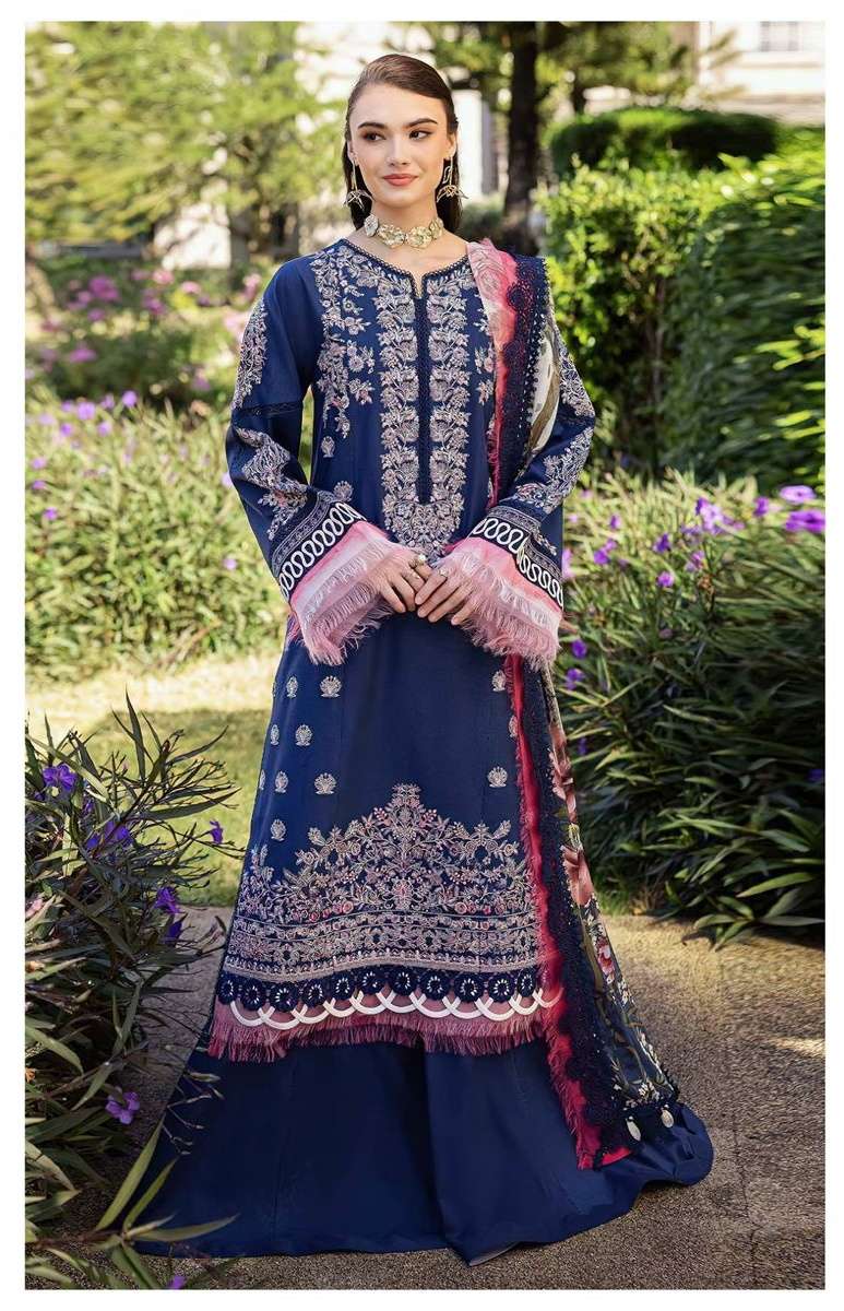 D No AZ 1241 1242 1243 1245 by ALZOHAIB pure cotton suit collection manufacturer surat 