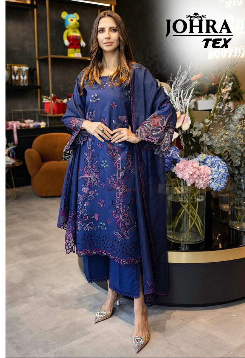 D NO JT 168 by JOHRA TEX CAMBRIC cotton suit collection manufacturer surat 