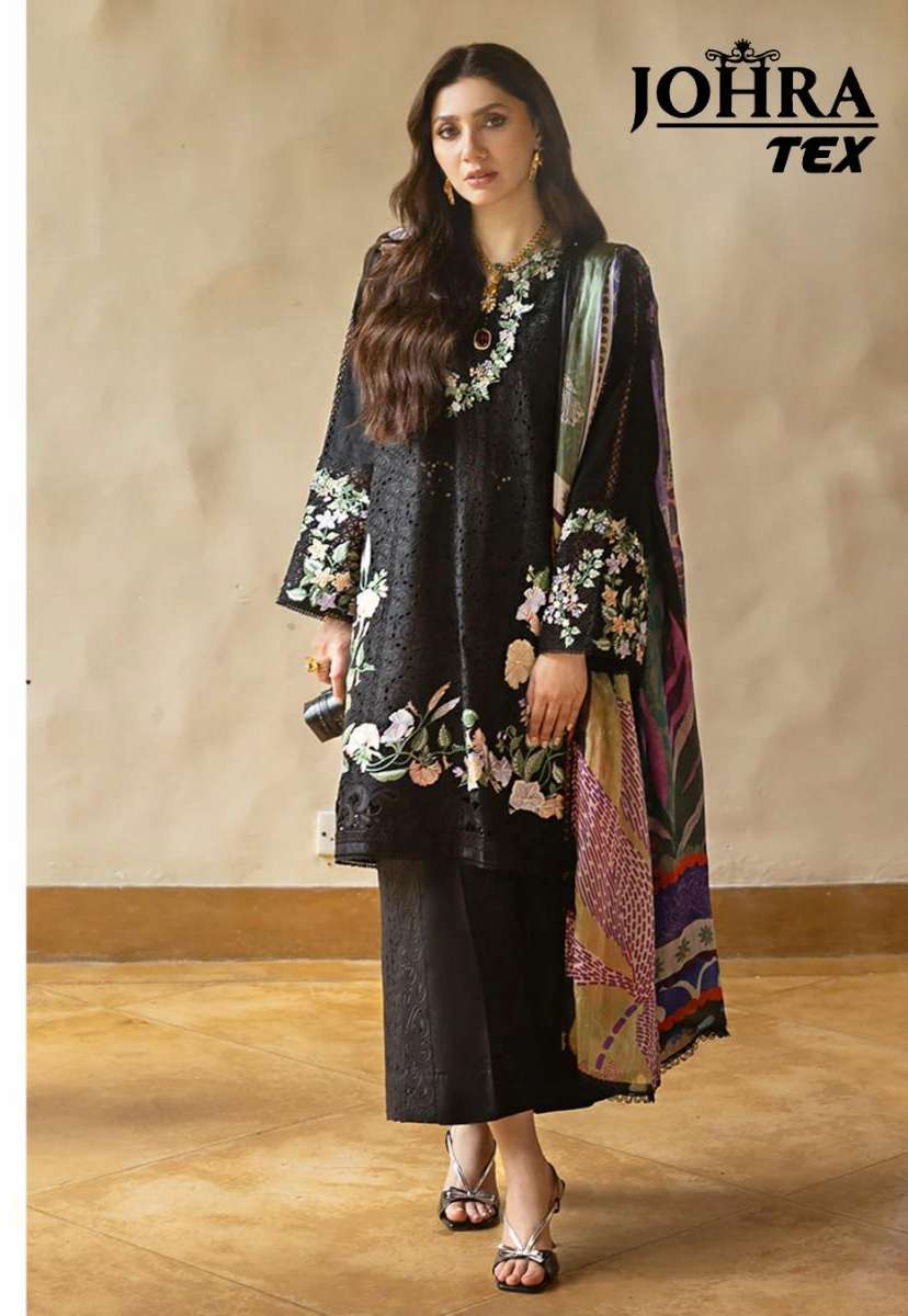 D NO JT 176 by JOHRA TEX D NO JT 176 by JOHRA TEX CAMBRIC cotton suit collection manufacturer surat ...