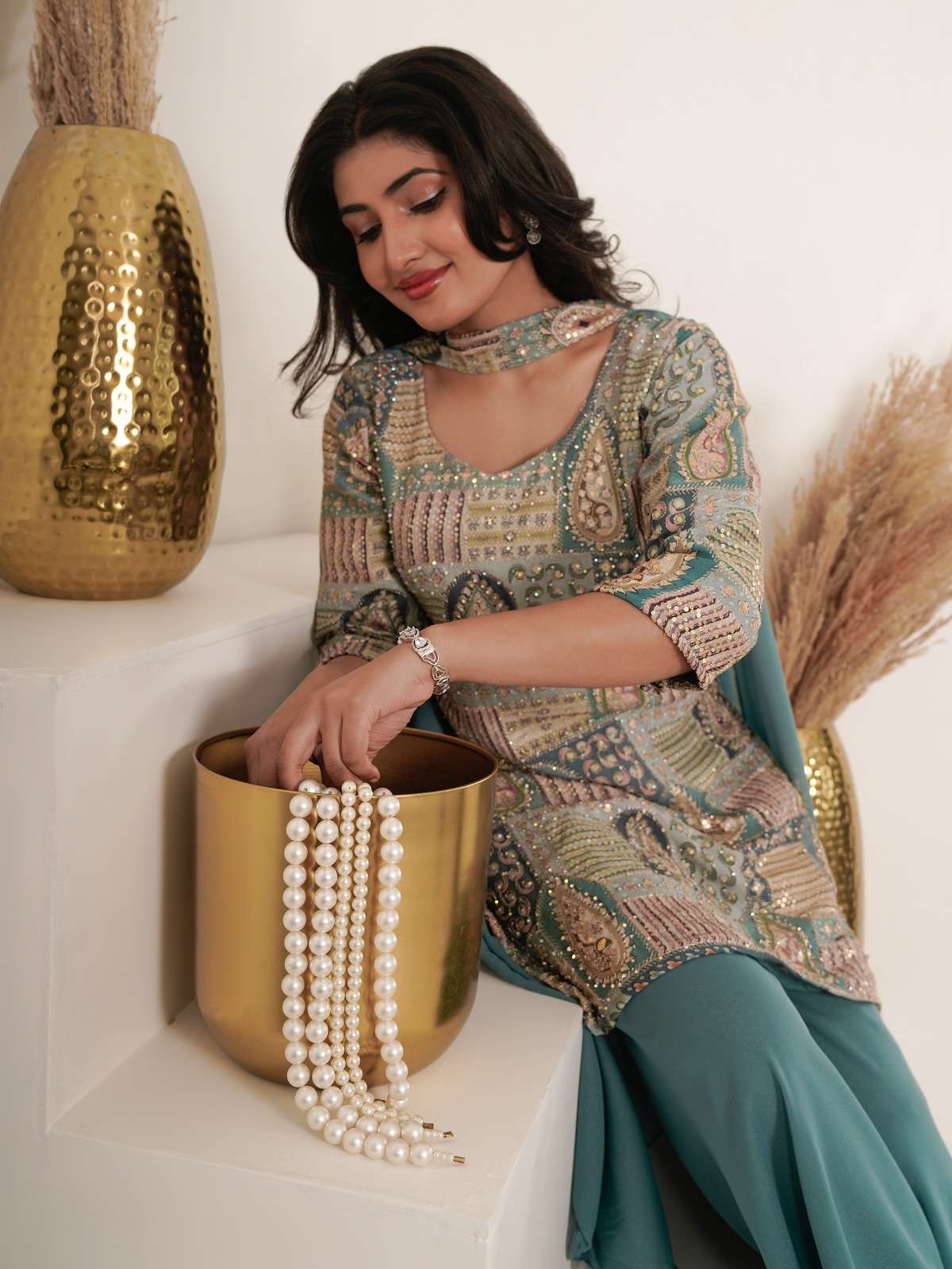DESIGN NO C436 by amoha trendz suit collection manufacturer surat 