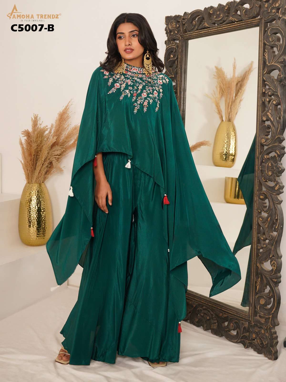 DESIGN NO C5007 by Amoha trendz suit collection manufacturer surat 