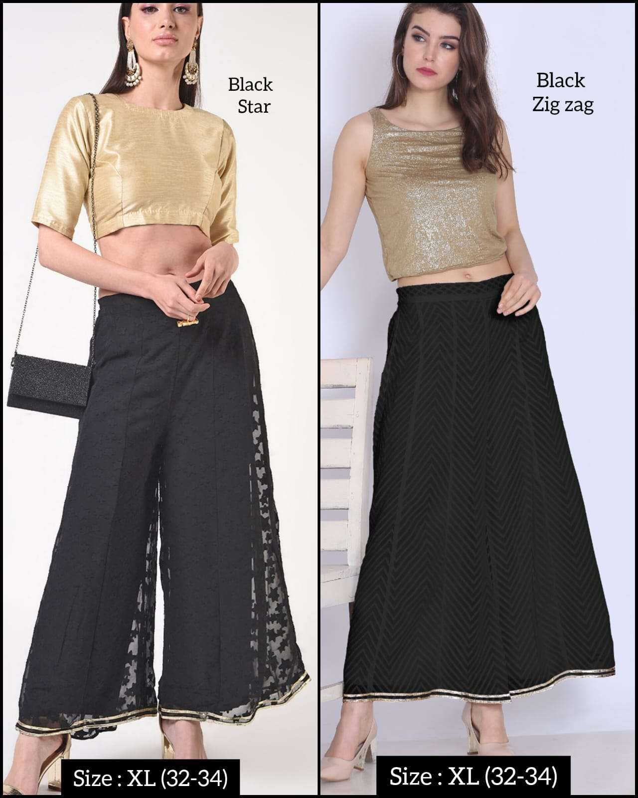DOBBY PALAZZO pants collection manufacturer surat 